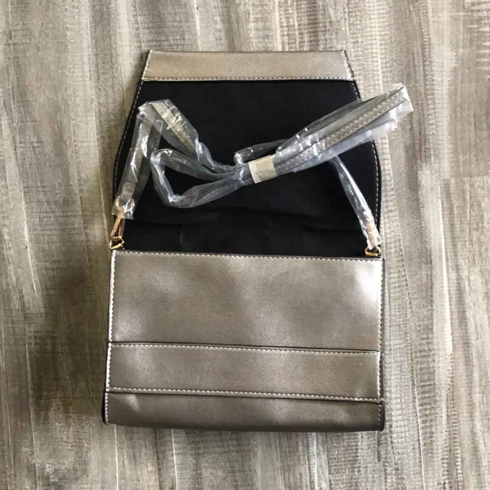 Summer & Rose Celine Crossbody Purse in Steel - Image 5