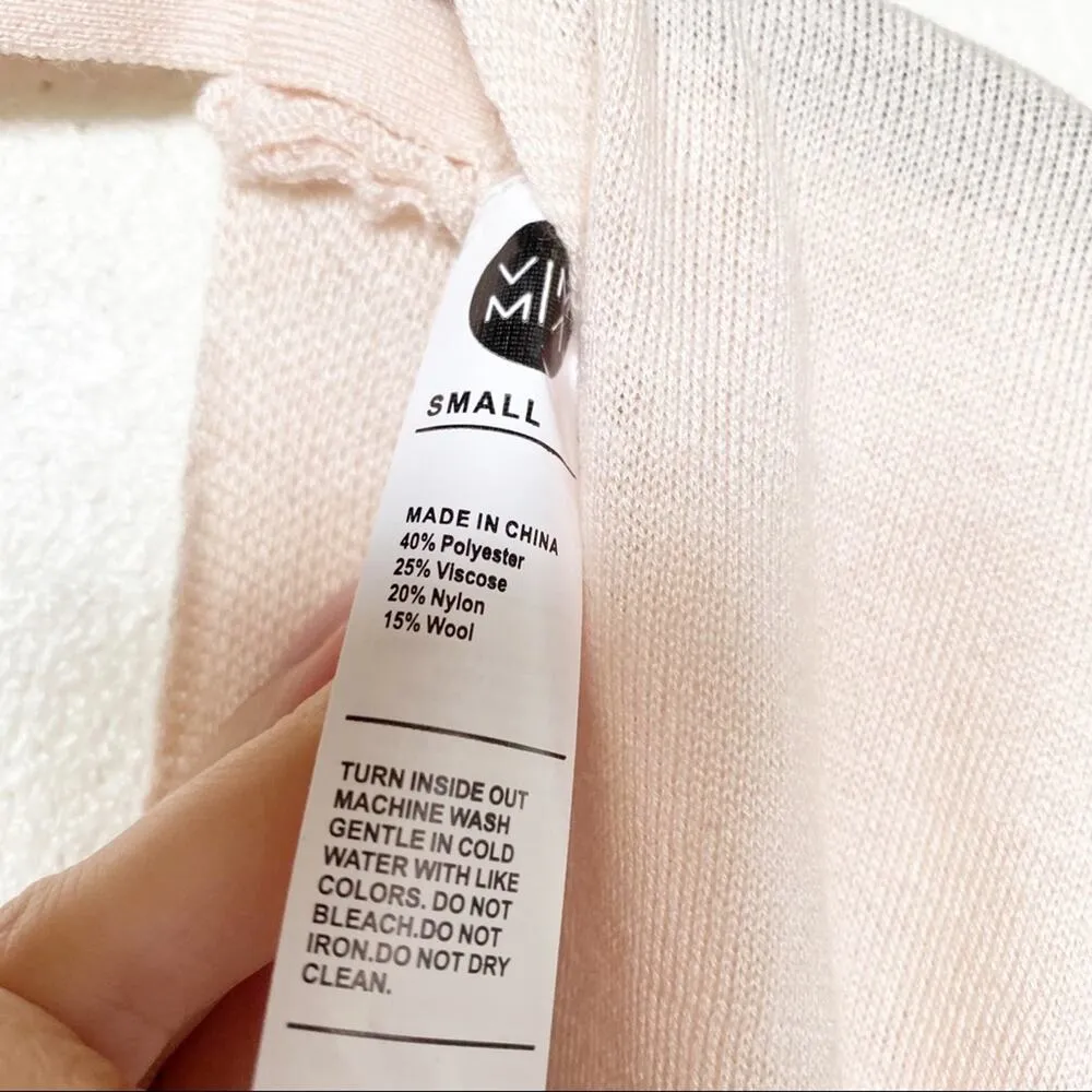Vimmia Shavasana Reversible Sweater Blush Size Small - Image 8
