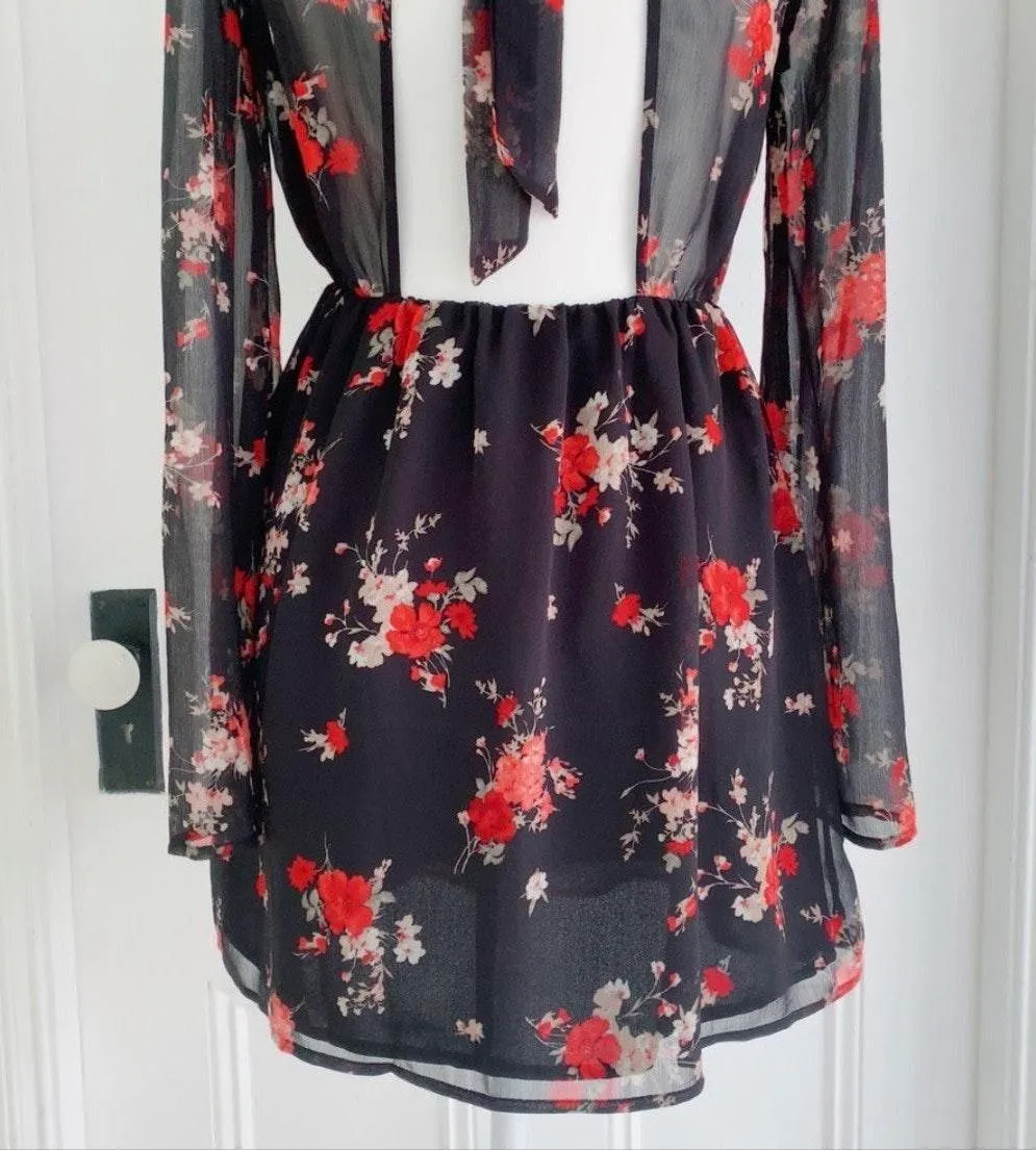 Sheer Floral Dress - Image 8