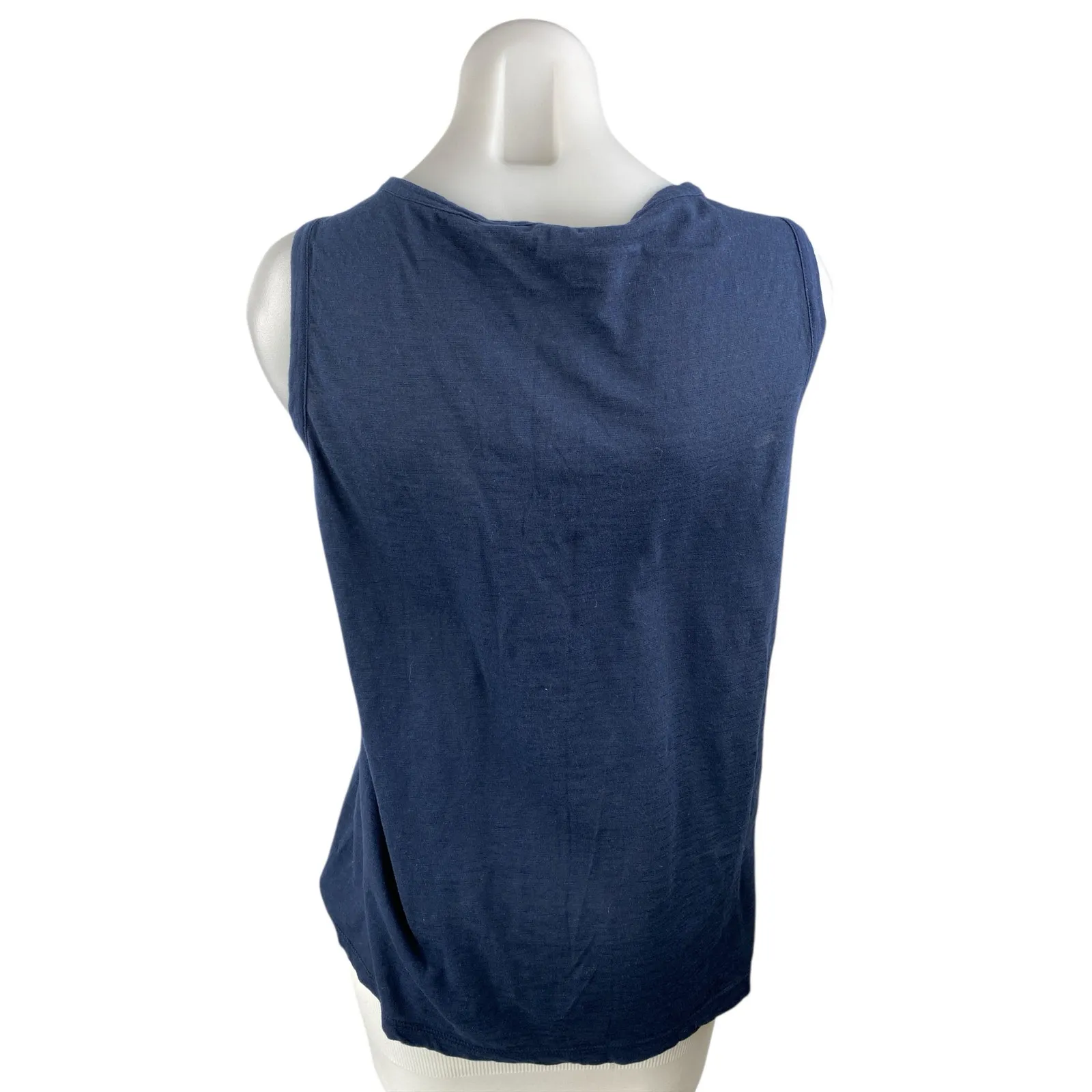 Banana Republic Floral Embroidered Sleeveless Crew Neck Cami Tank Blouse Top M - Image 2