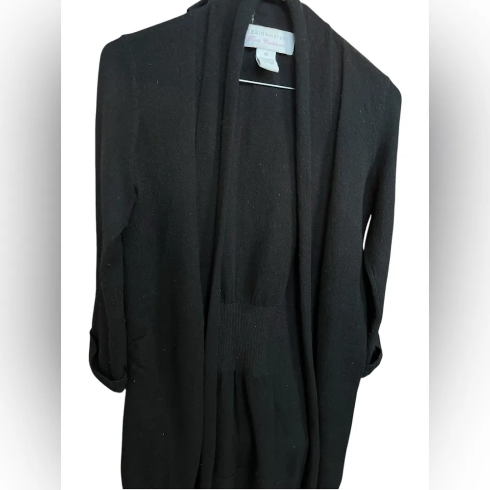 Women's cashmere Black Sweater - Image 3