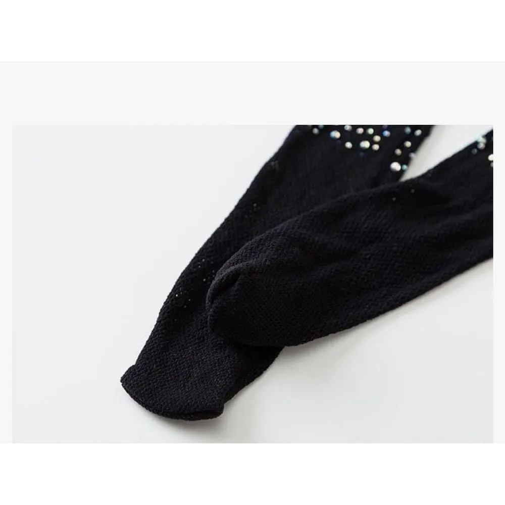 Sparkly Fishnet Tights Rhinestone Embellished‎ Pantyhose Party Clubwear H - Image 8