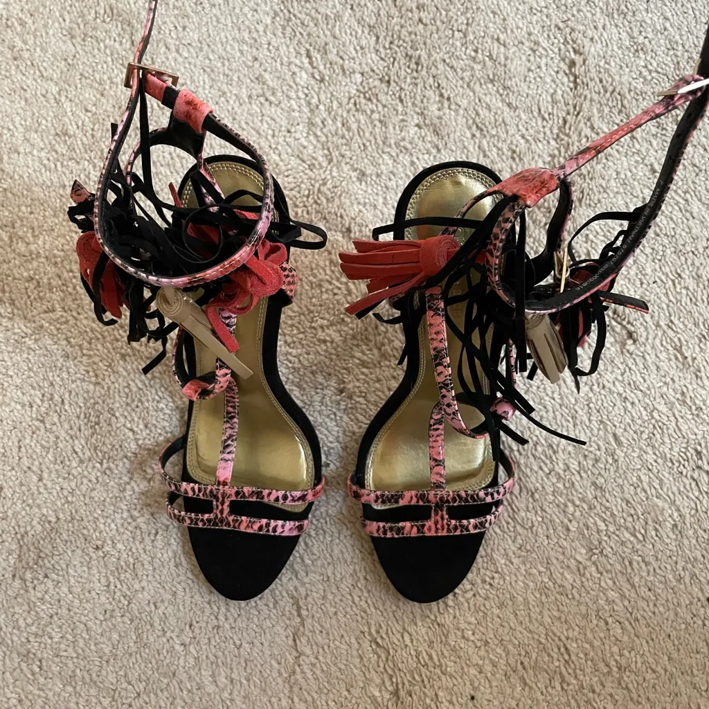 Asos snake print tassel hills - Image 6