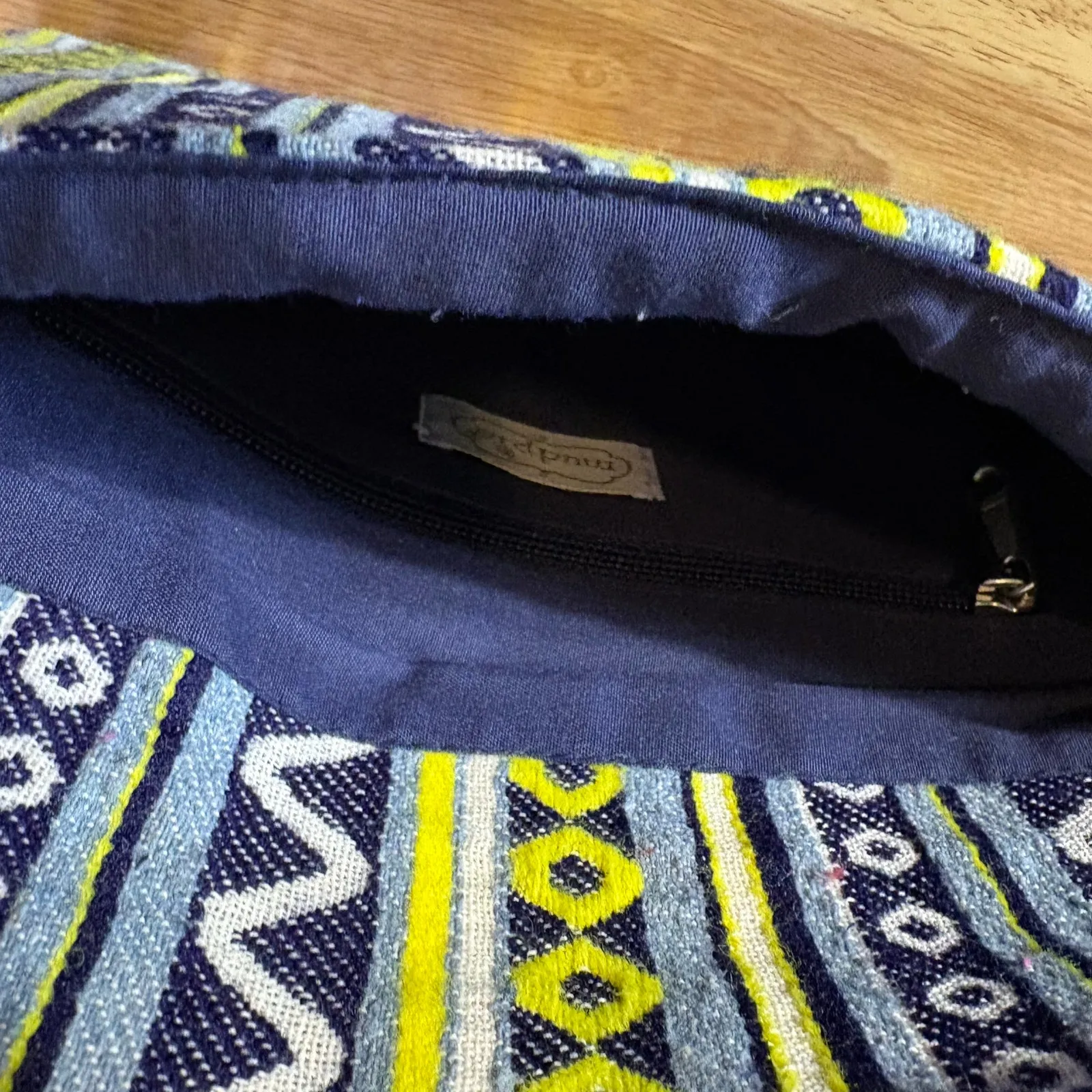 Mud Pie‎ Blue And Green Clutch - Image 6