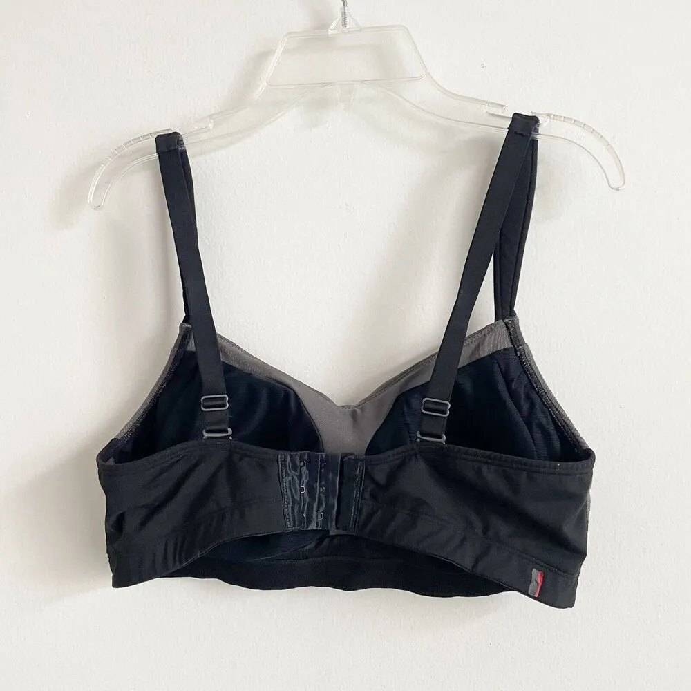 Spanx Size L Black Gray Adjustable Strap Bra - Image 3