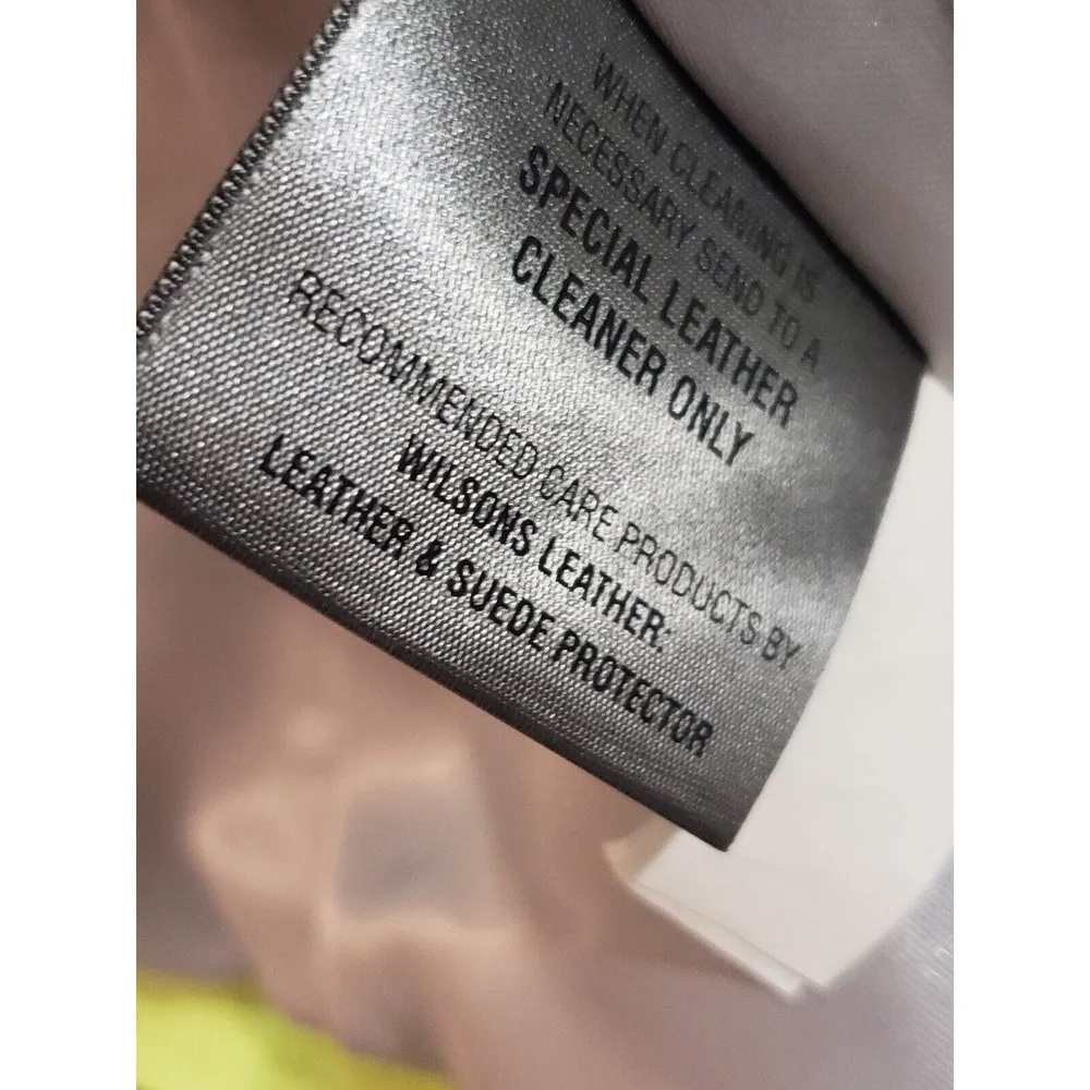 Wilsons Leather Maxima Womens Green Long Sleeve Full Zip Jacket Size Medium - Image 11