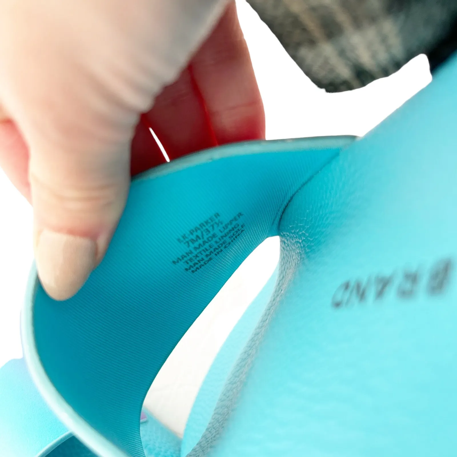 Lucky Brand Parker Rainbow Ombre Slides Sz 7 - Image 5