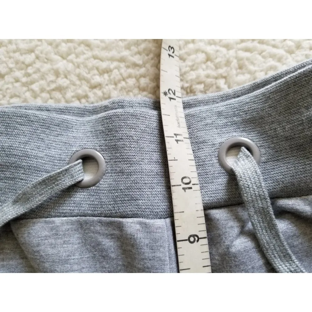 Badgley Mischka French Terry Jogger Pants with Pockets Heather Grey Women's Sz M - Image 8