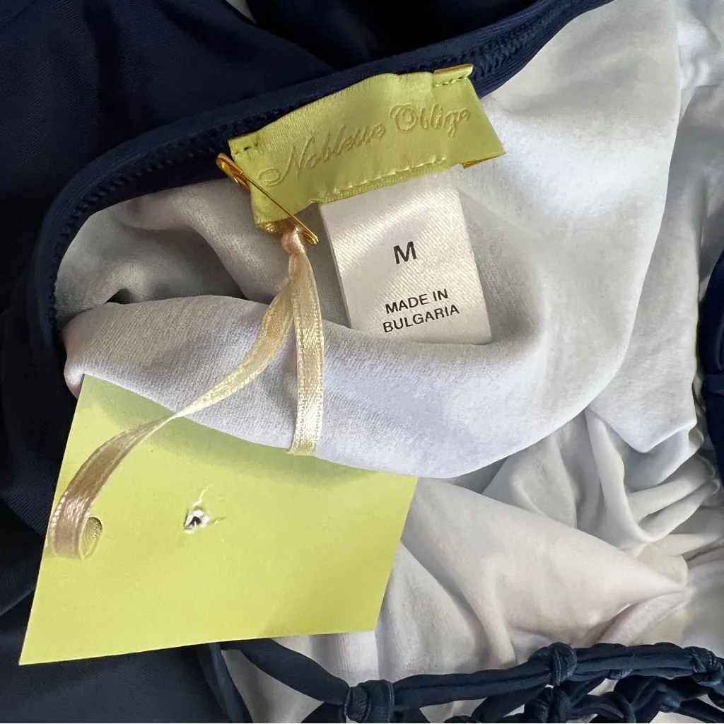 Noblesse Oblige Japan Print One Piece Swimsuit NWT – Size M Blue - Image 5