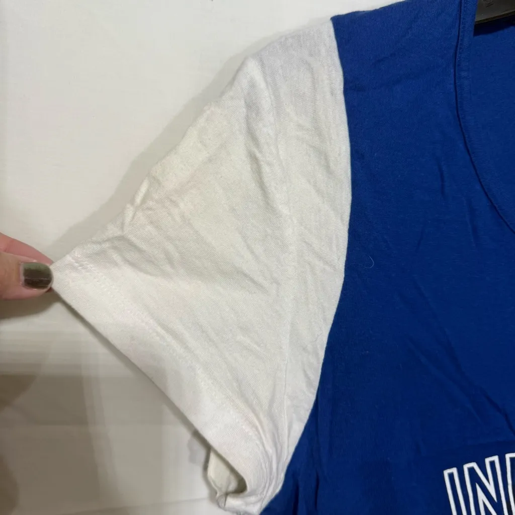 NFL Blue Team Apparel Shirt Indianapolis Colts Women’s Size Large - Image 5