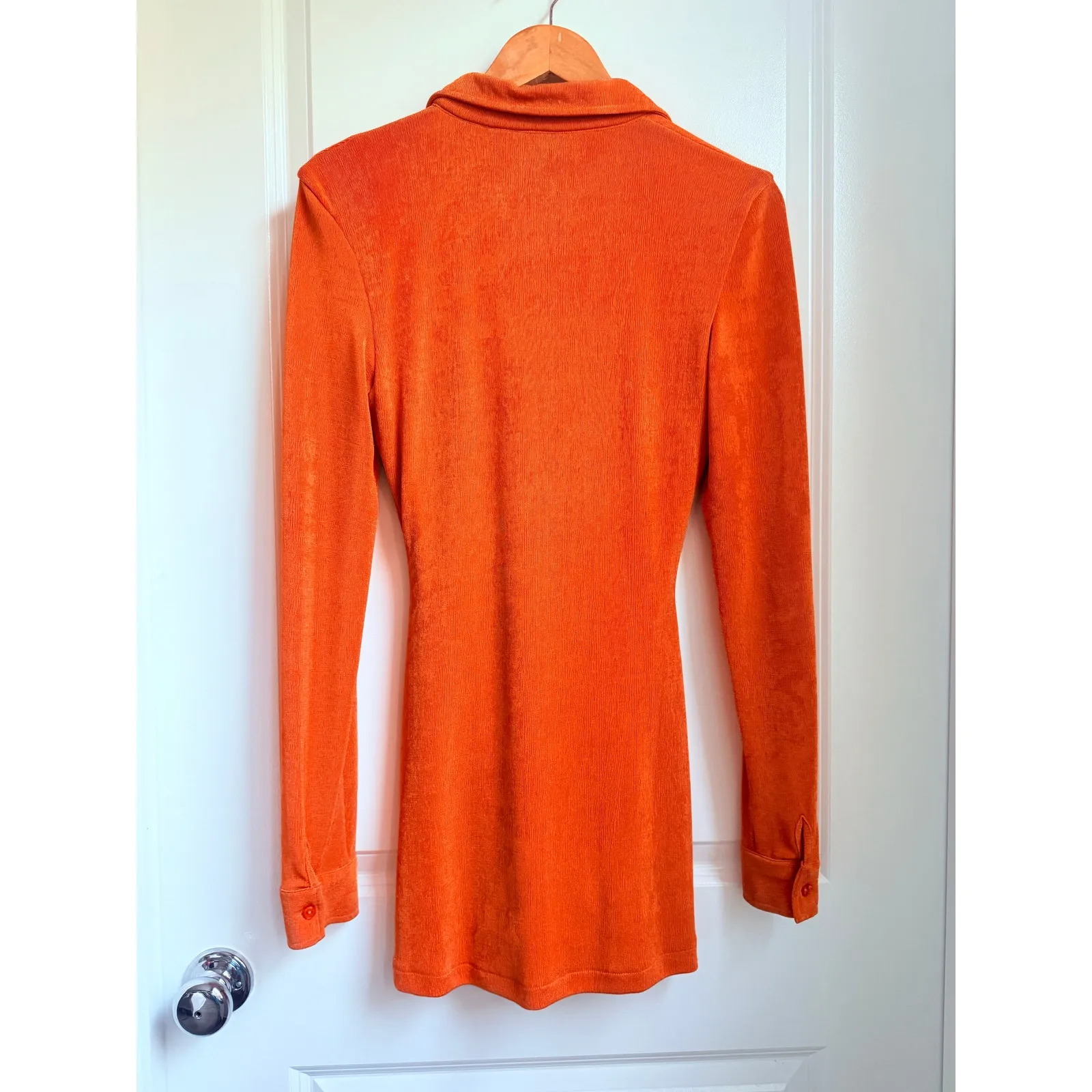 With Jean Andy Dress in Maple Orange XS Blogger‎ Summer Polo LA Spring - Image 5