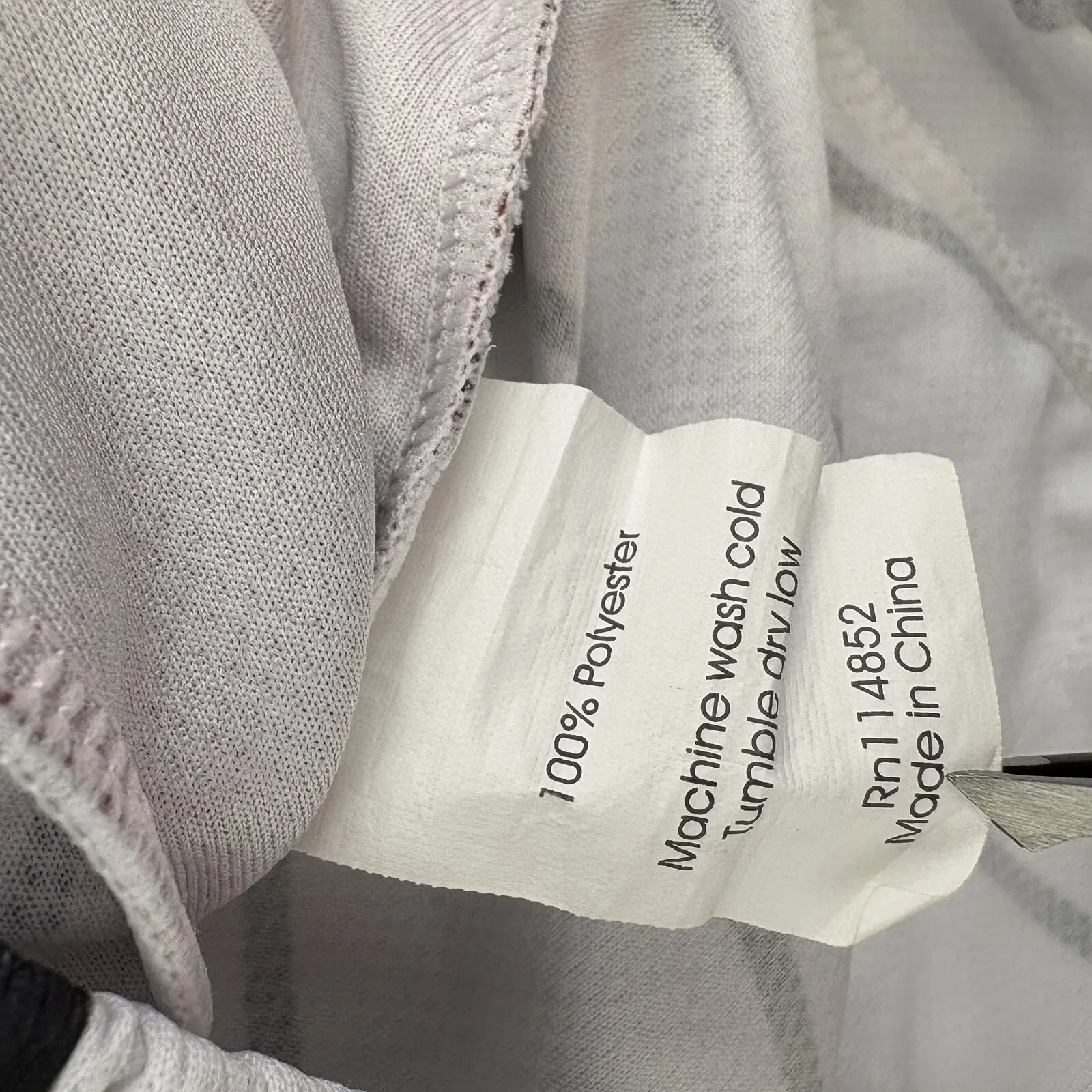 Lighthouse Hospice Jersey Adult L White Red‎ Half Zip Polyester Back Pockets Size L - Image 6