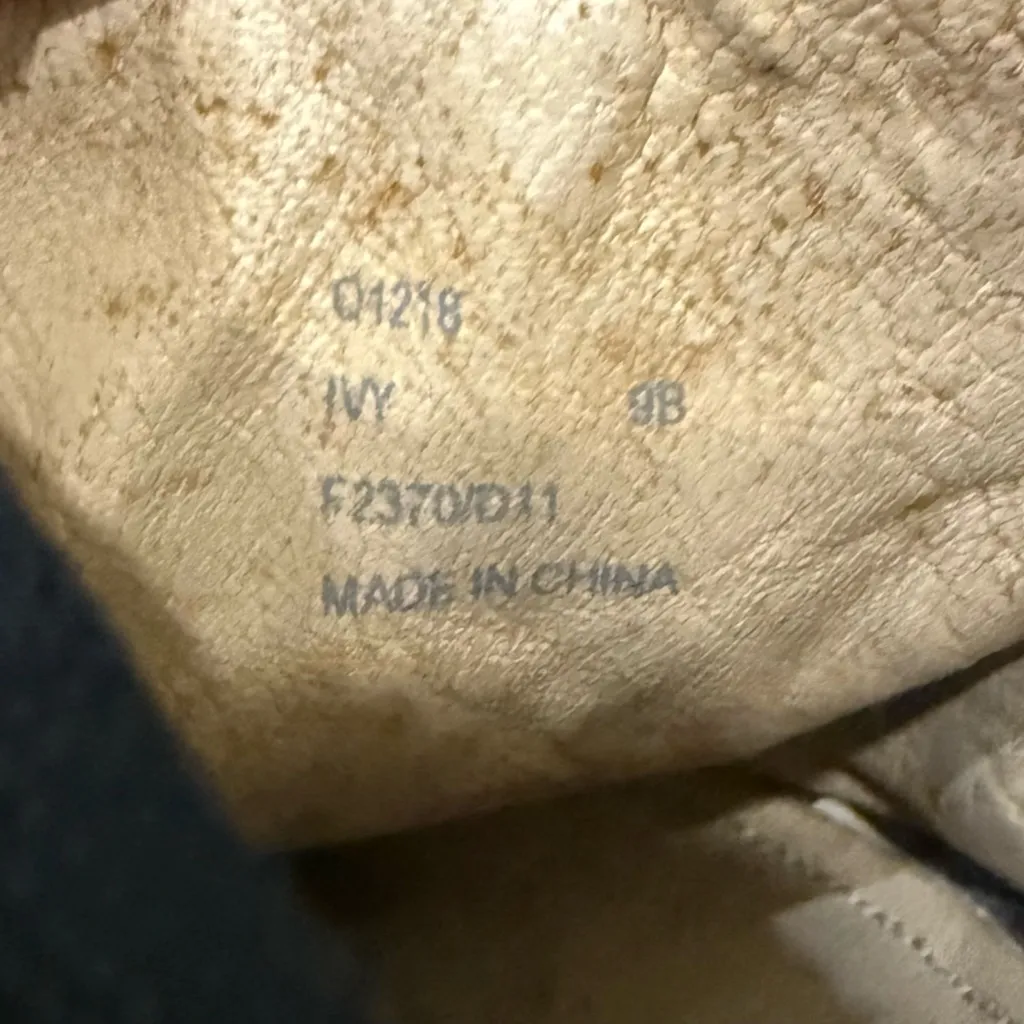 COACH Ivy Black Signature Logo Canvas Studded Wooden Platform Mule Clogs Size 9 - Image 12