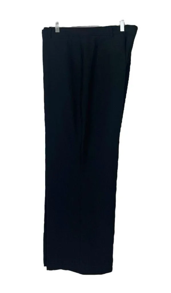 Worthington Black Pants Curvy Fit Trouser Fit Leg Mid Rise Women’s Plus Size 20W - Image 3