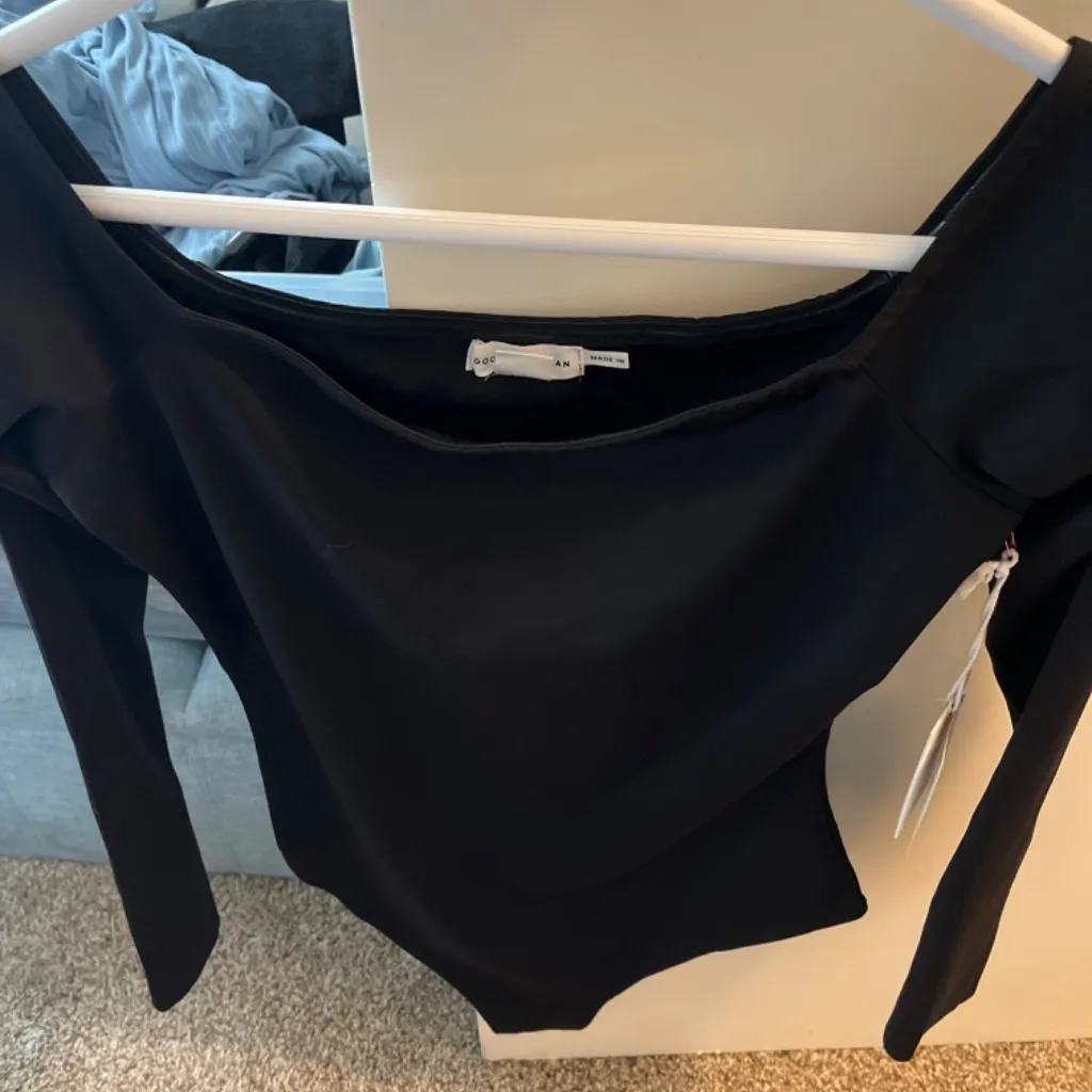 Good American black, long sleeve, bodysuit new with tags size large - Image 2