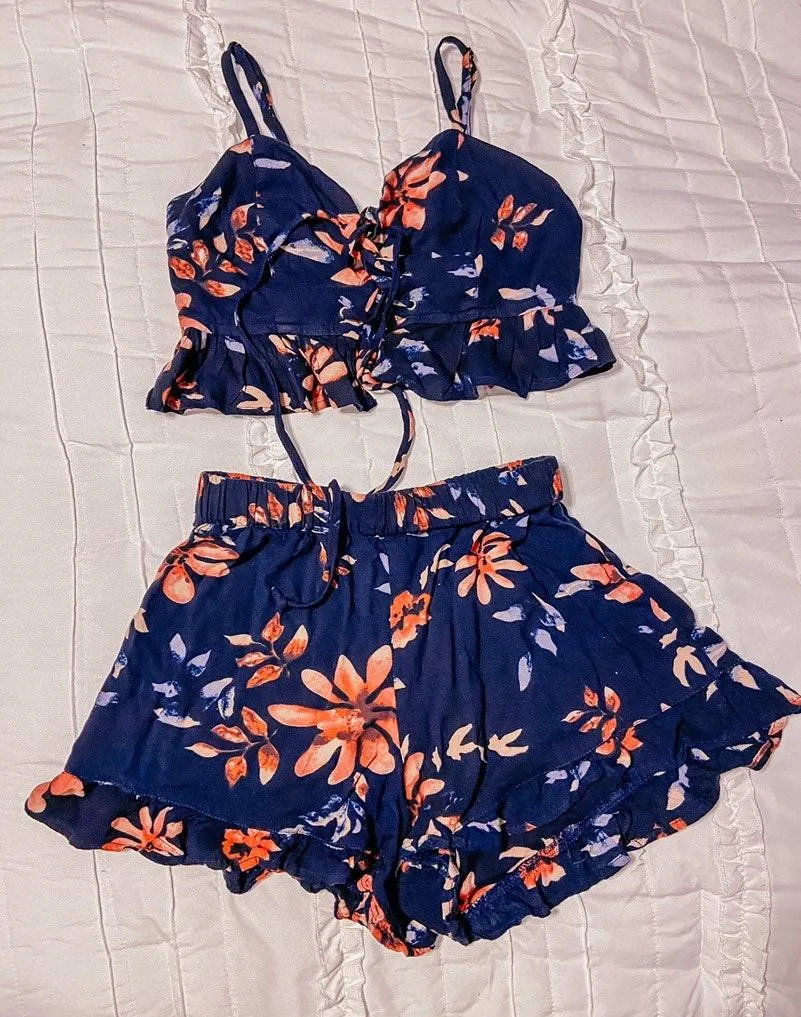 Two Piece Outfit Blue - Image 3