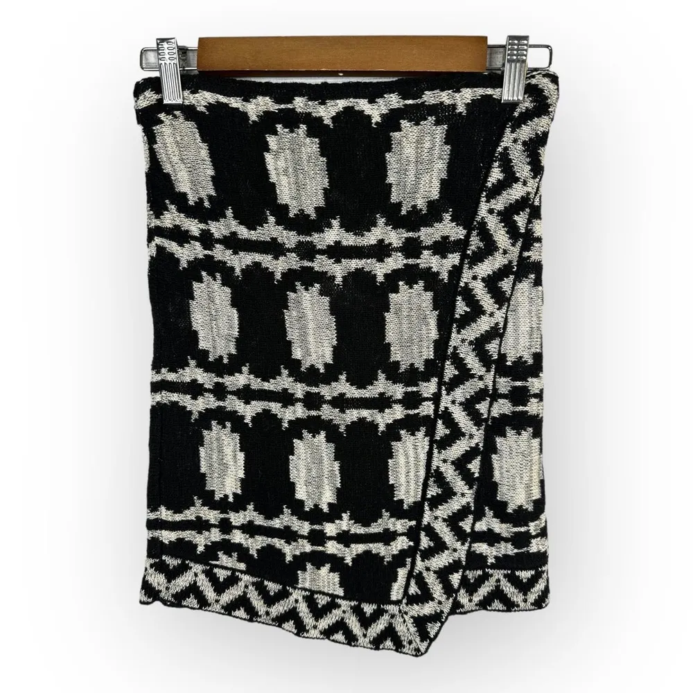 Free People Womens size Small Wrapped In You Blanket Skirt Aztec Geometric NEW - Image 2