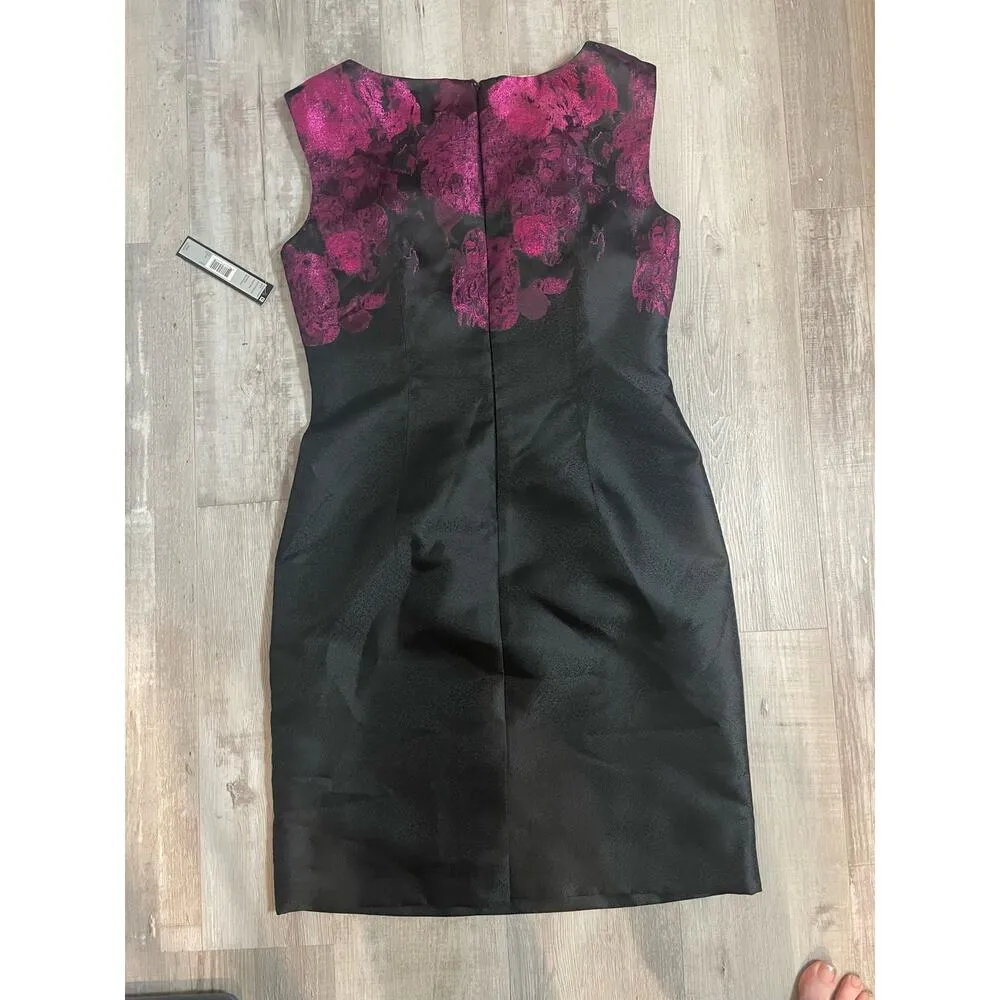 NWT Tahari Arthur S. Levine size 6 party dress Black - Image 4