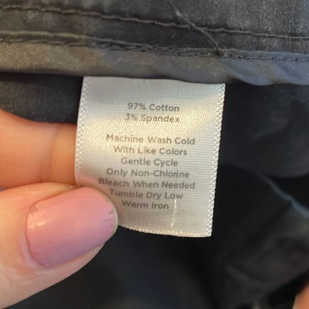 Talbots black classic crop side zip pants size 10 - Image 7