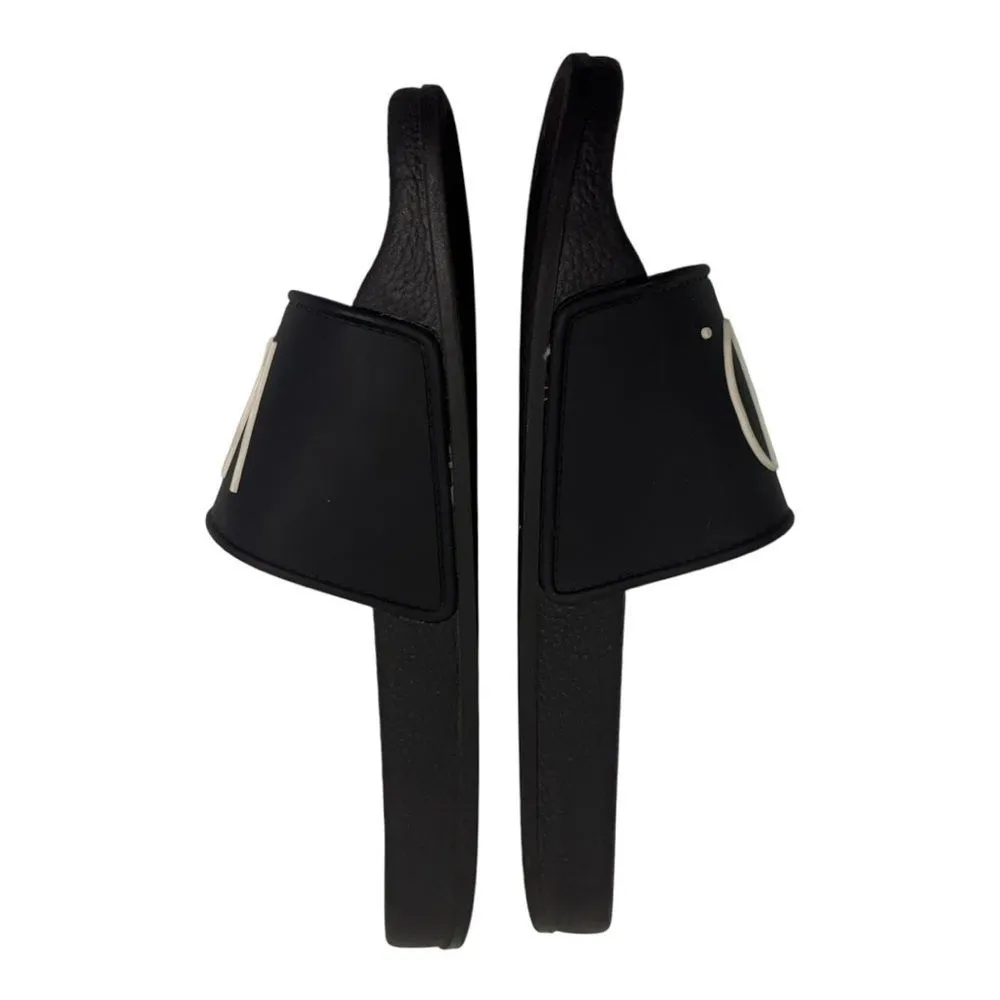 Rae‎ Dunn Good Vibes Black Slide Sandals Casual Summer Pool Beach Slides - Image 7