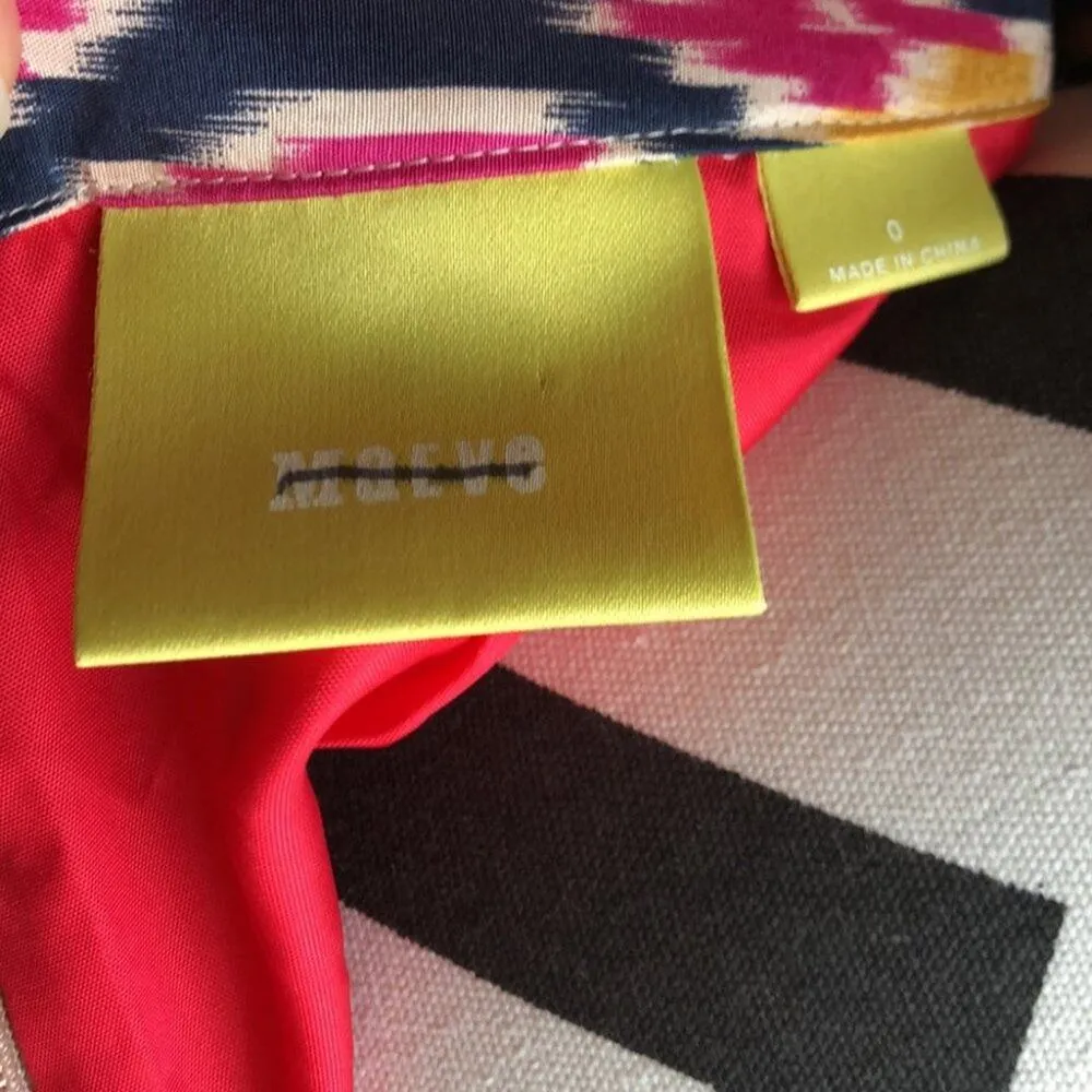 Maeve Anthropologie Pink Polka Dot Skirt Silk Size Small - Image 7