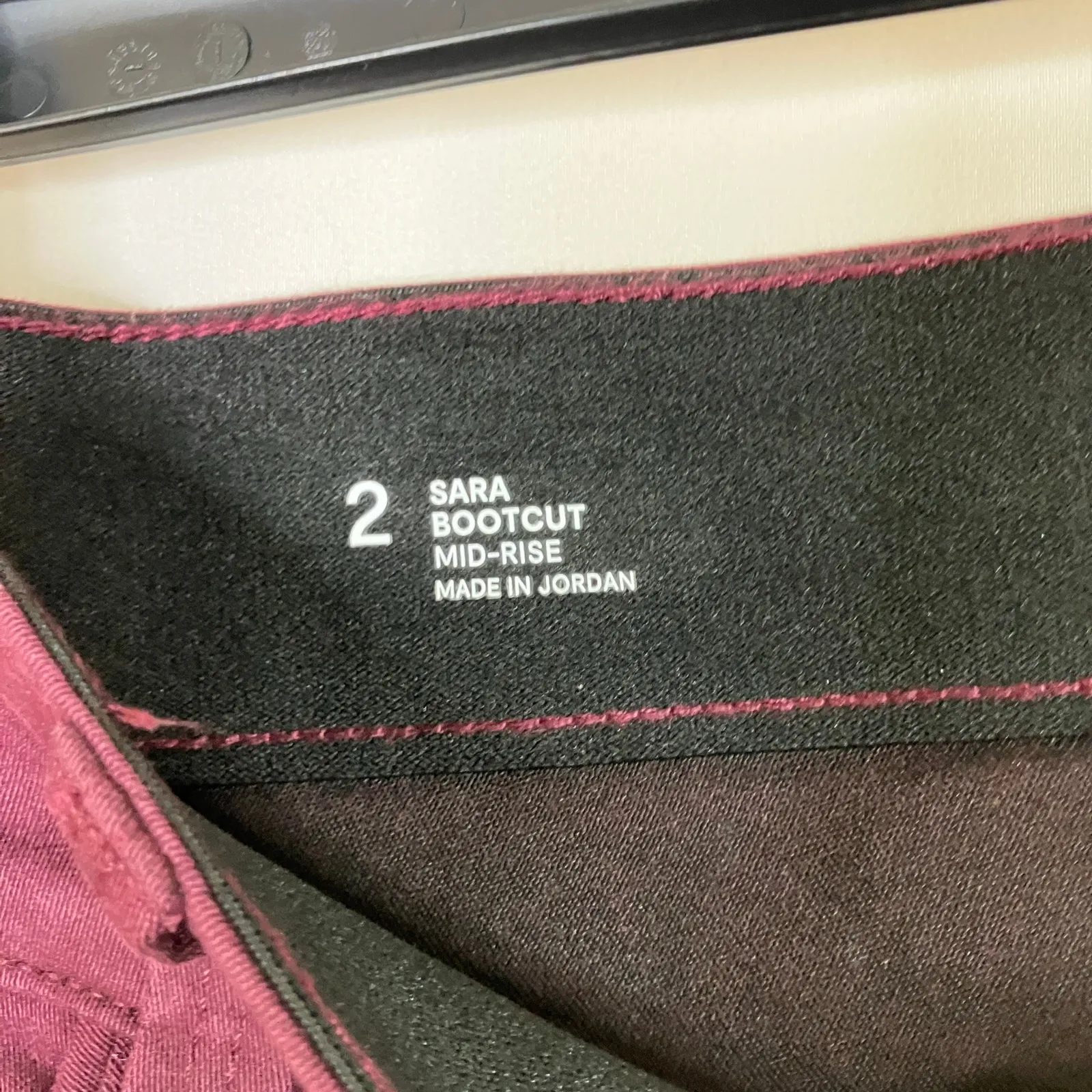 Liz Claiborne | Sara Bootcut Mid-Rise Pants Wine Tasting Color Pants NWT Women 2 - Image 5