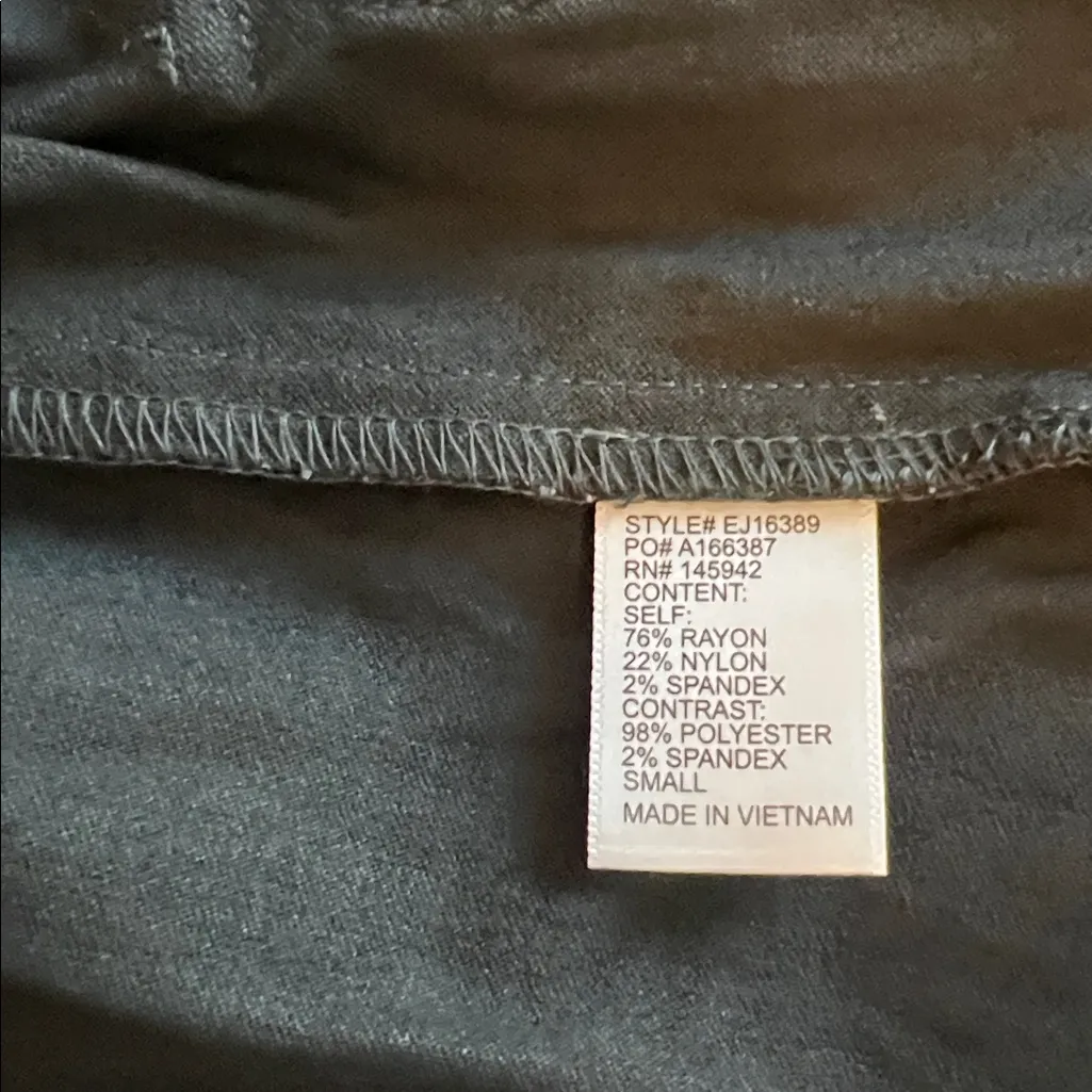 Eden Society Holly Contrast Hooded Cargo Jacket Dark Gray Size Small - Image 9