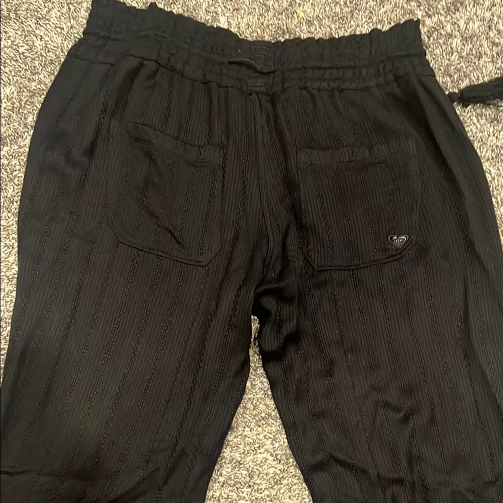 Roxy Black Textured Pants - Image 3