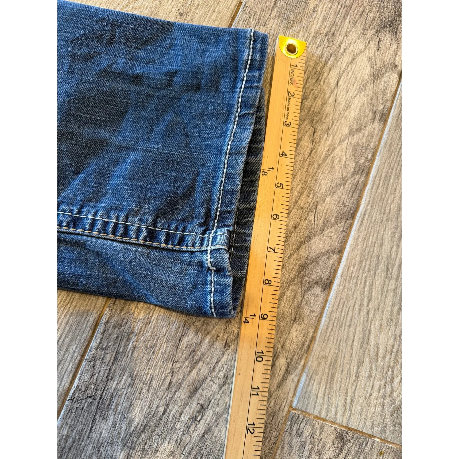 Ariat REAL Denim Jeans Bootcut 28 Long Boot Size 28L Western Jean Cowgirl FrAy - Image 12