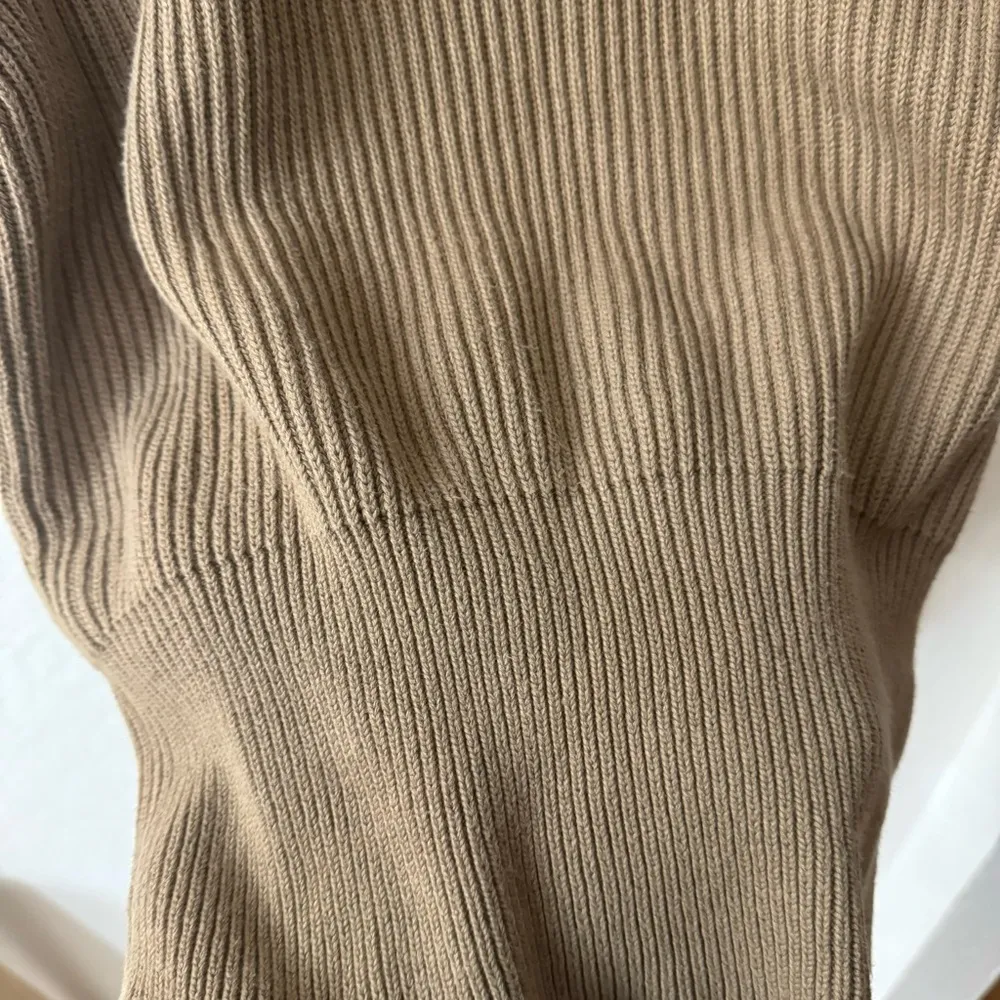 Free People Allure Brown Knit N Neck Sweater XS - Image 5