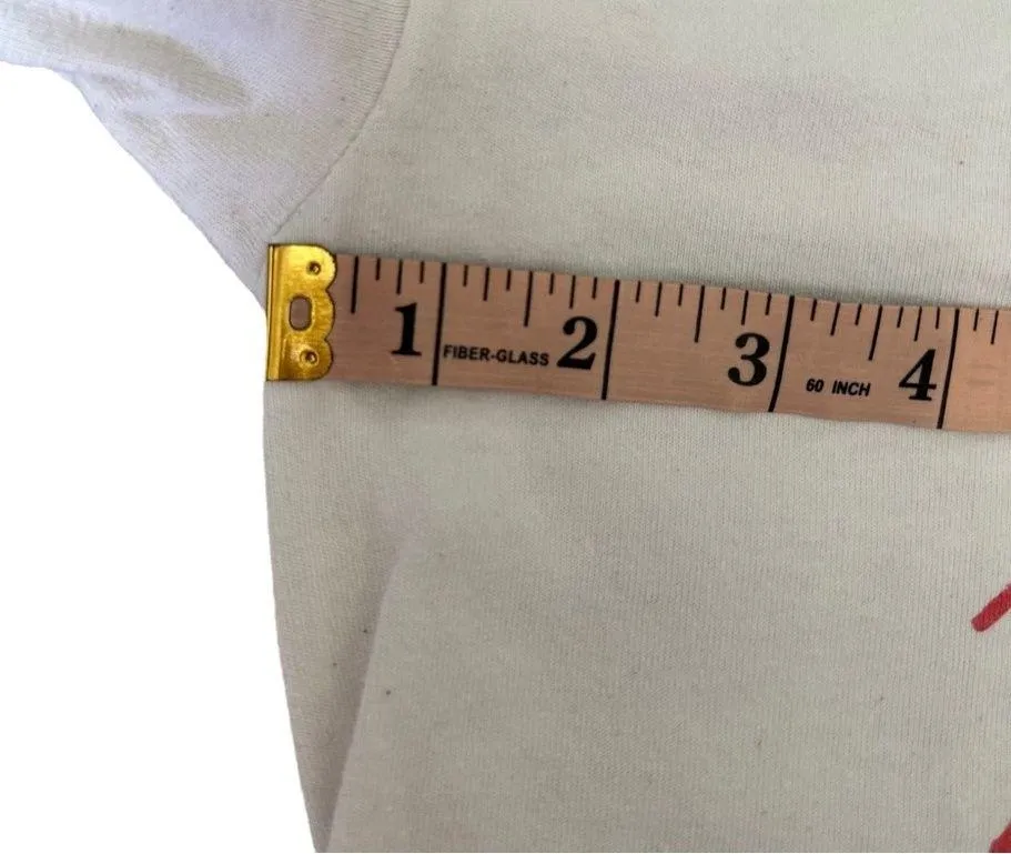 Vintage Reprint Michael Jackson This is It White Band Tee large - Image 3