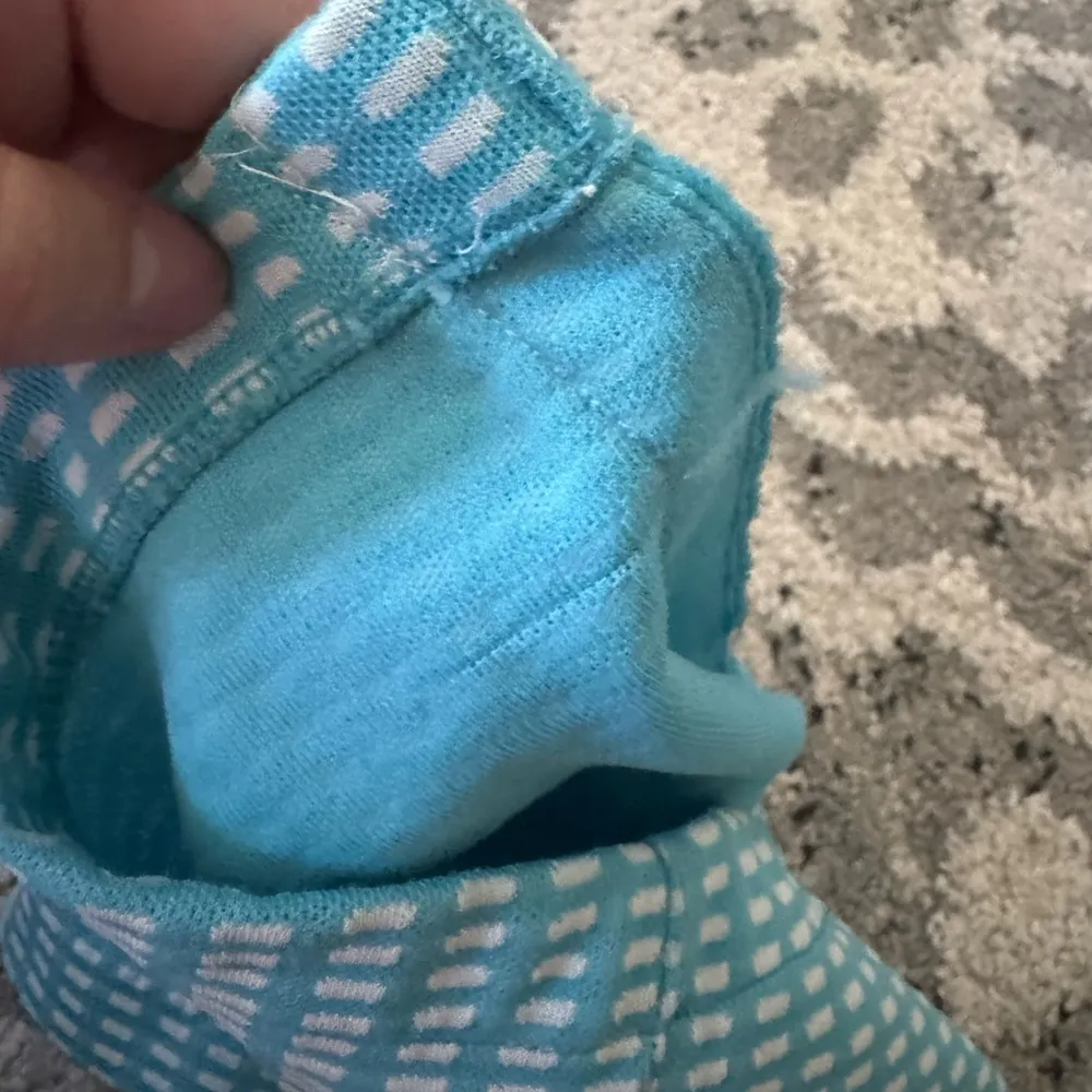 Vintage High waisted Blue Patterned Women's Shorts🫧 Size 14 - Image 4