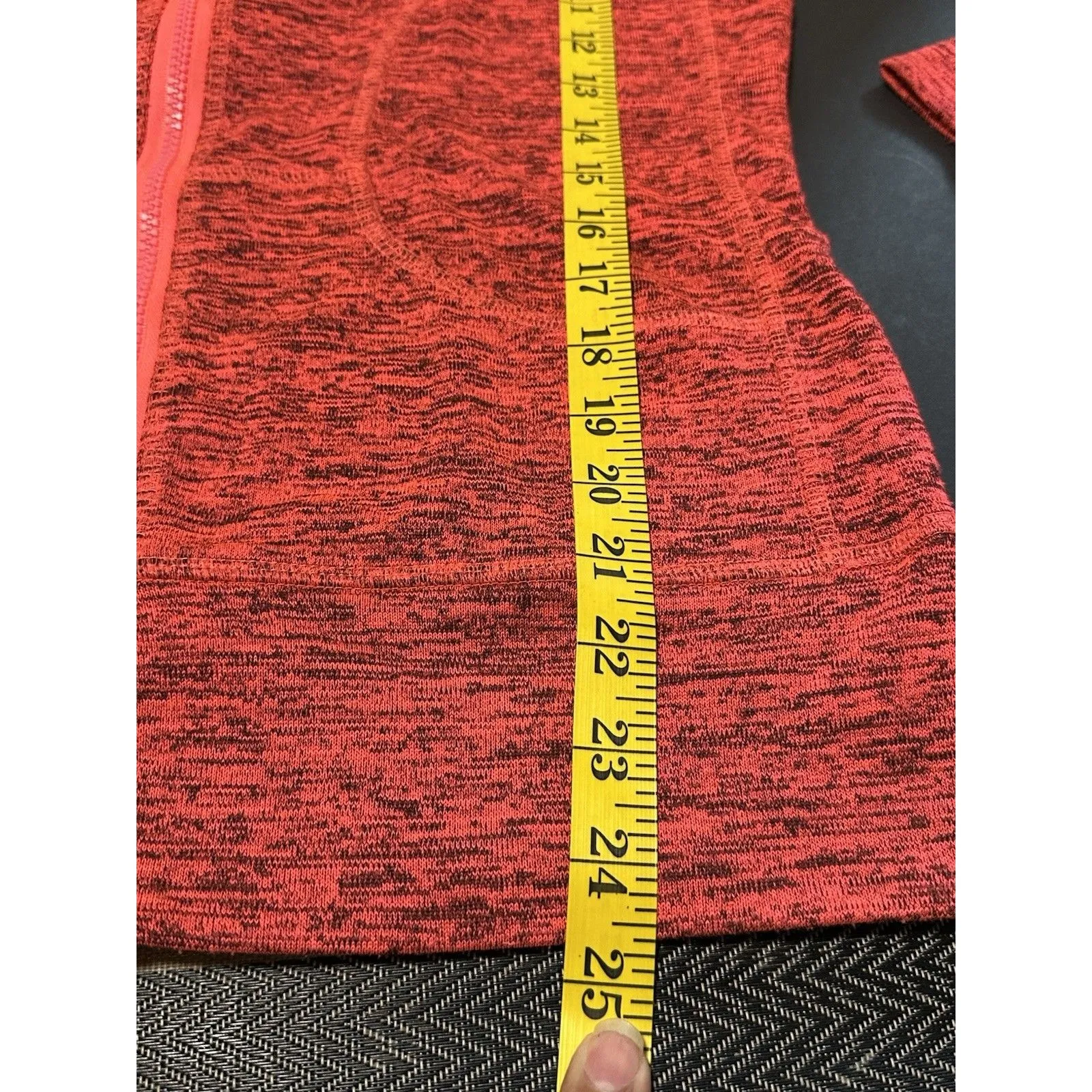 BCG Athletic Full Zip Hoodie Red Size S - Image 9