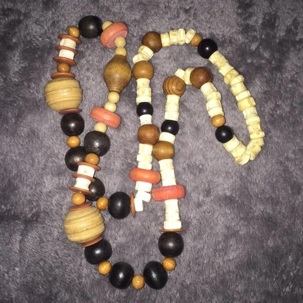 🌾 WOOD and fish 🐟 Bone Necklace 🌾 - Image 4