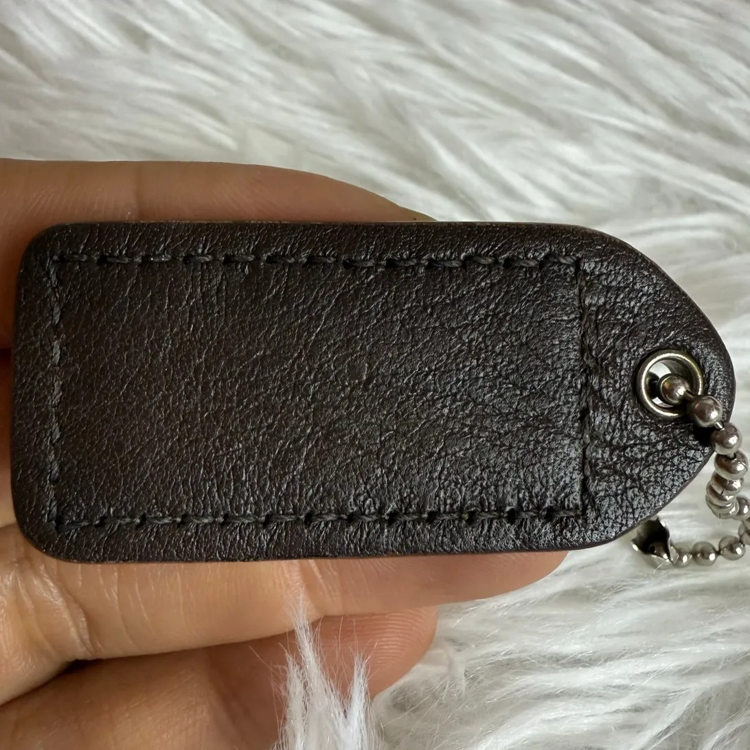 2" COACH y2k Fob Bag Charm Hang tag Hangtag - Image 2