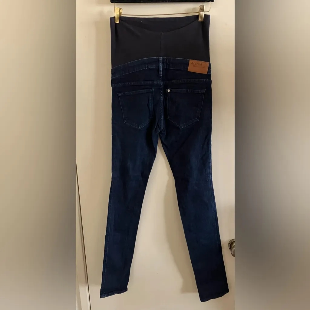 H&M Mama Maternity Jeans Skinny High Rib Size 6 Slim Fit EUC - Image 5
