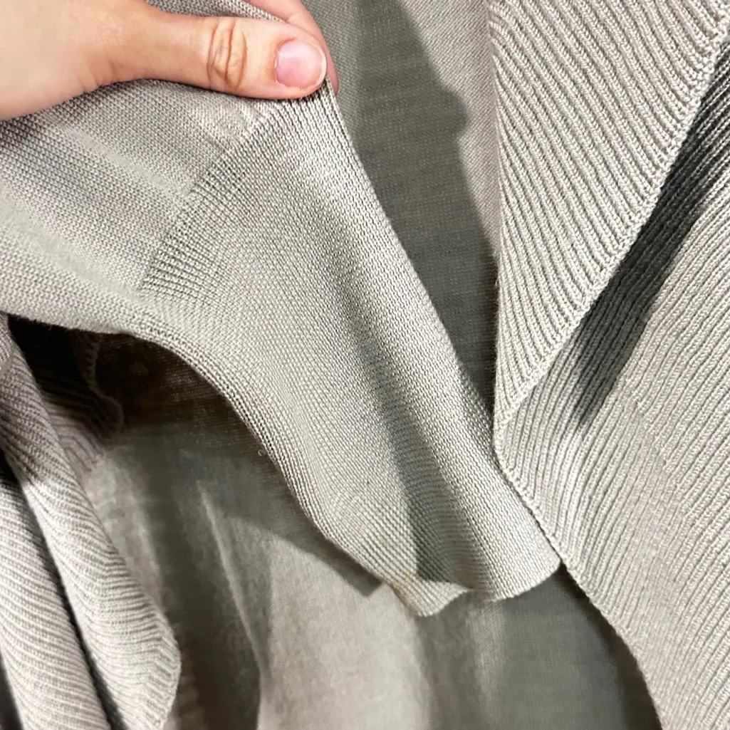 Banana Republic Extra Fine Italian Merino Waterfall Cardigan (Size M) - Image 5
