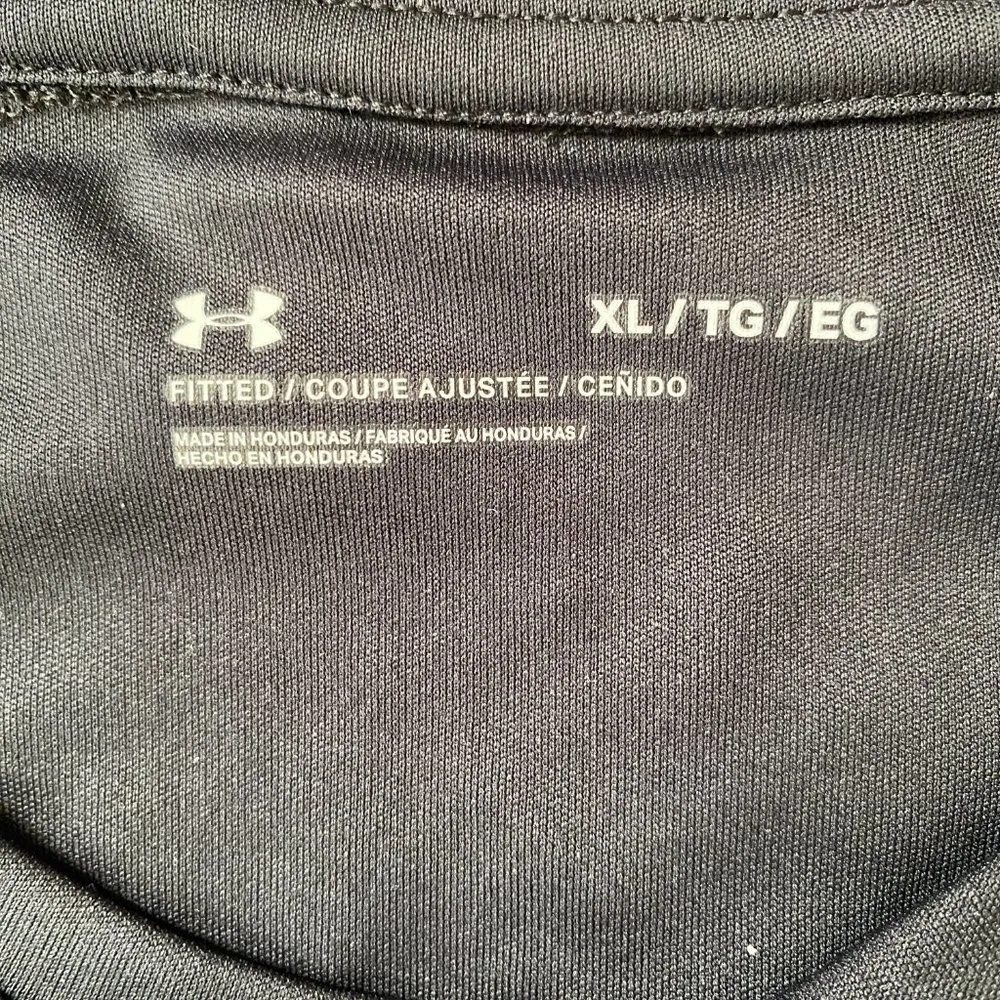 women's fitted short sleeve black t-shirt with stretch size XL - Image 7