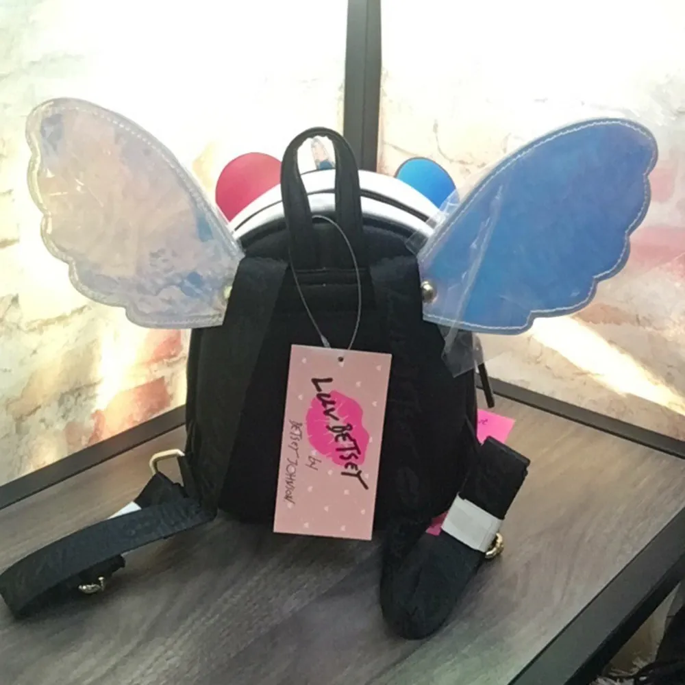 New Whimsical Luv Betsey Quilted Color Block Mini Panda Backpack 🐼 - Image 10