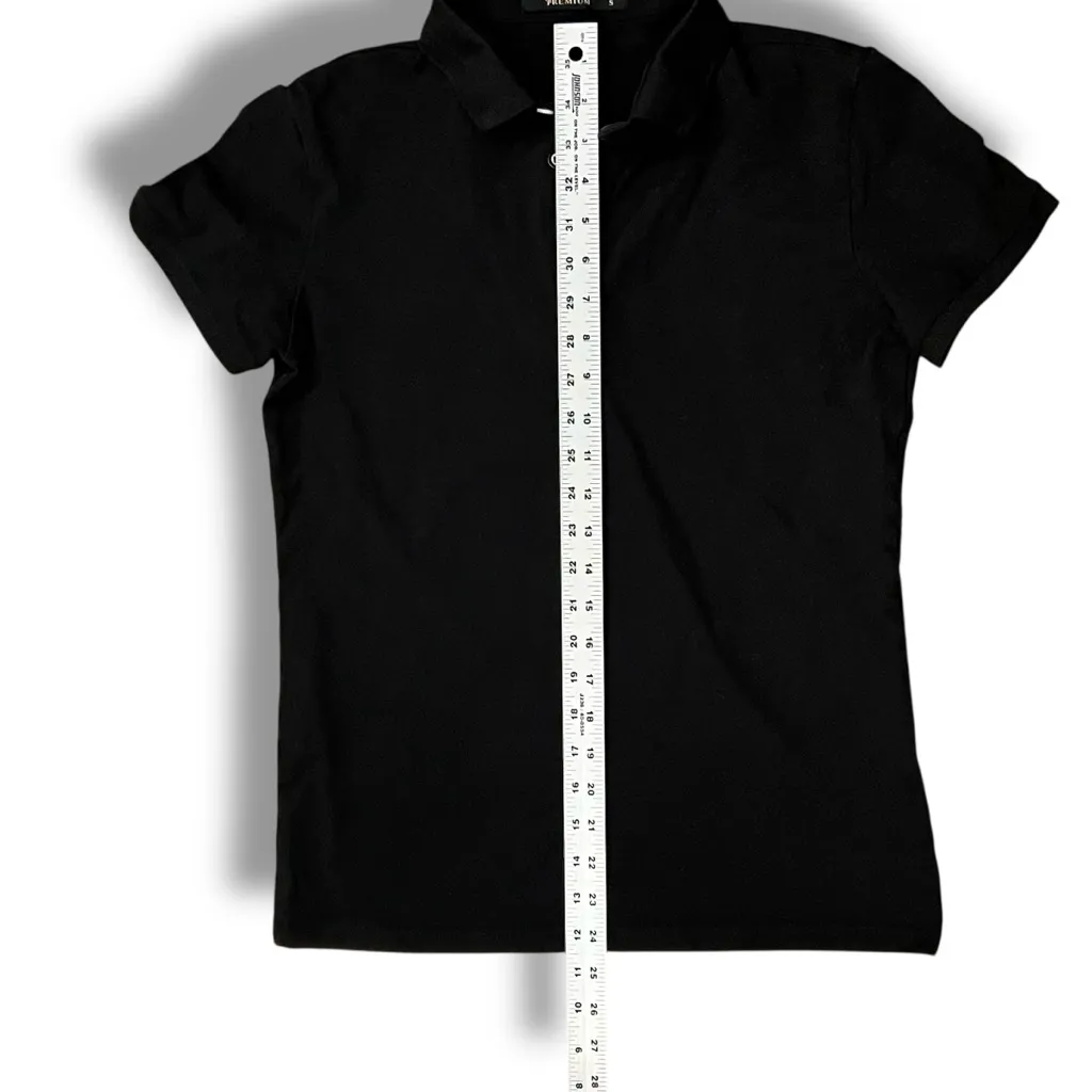 Tailored Recreation Premium Women Black Polo Size Small Golf Country Club A - Image 5