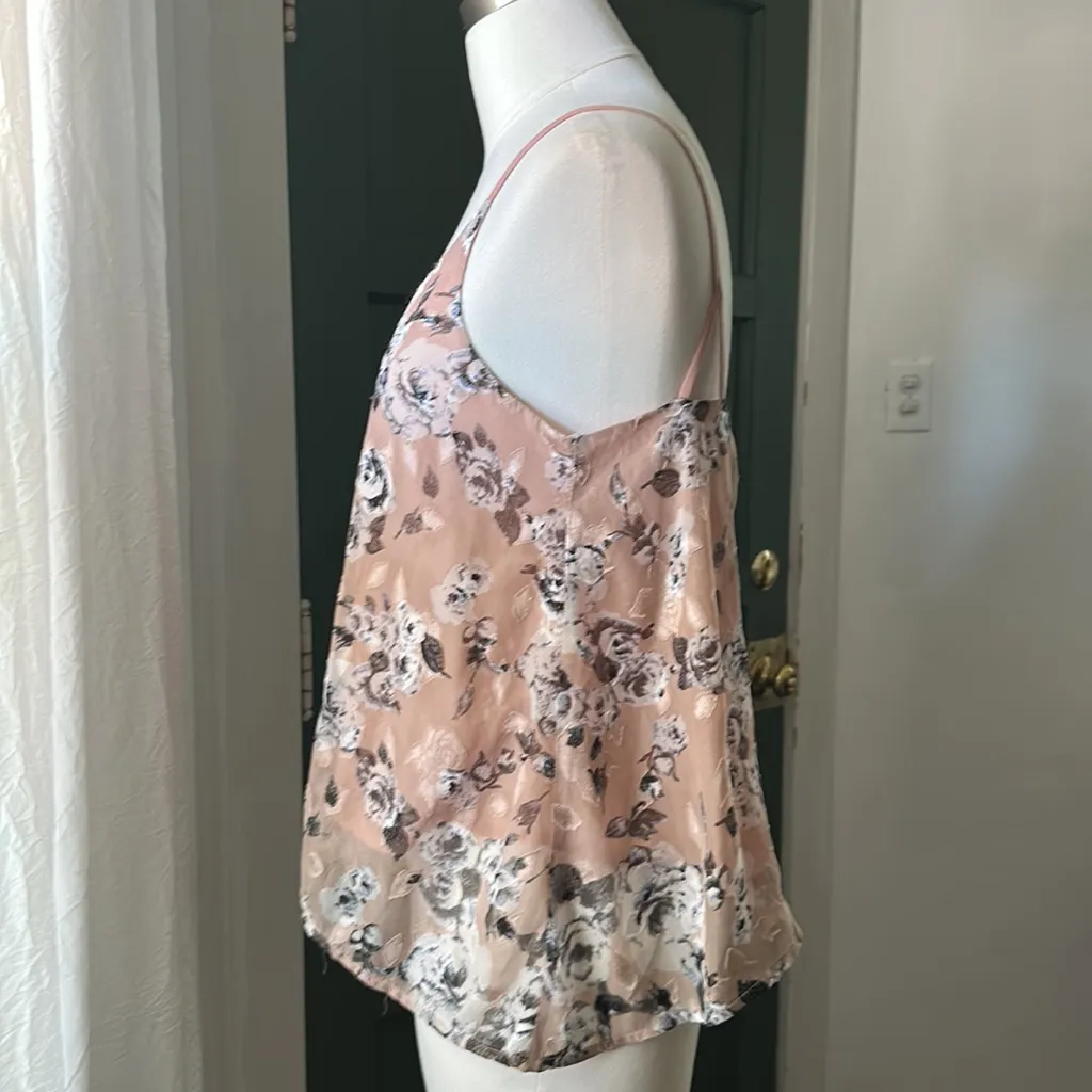 J.O.A. Flowy rose print shirt - Image 3