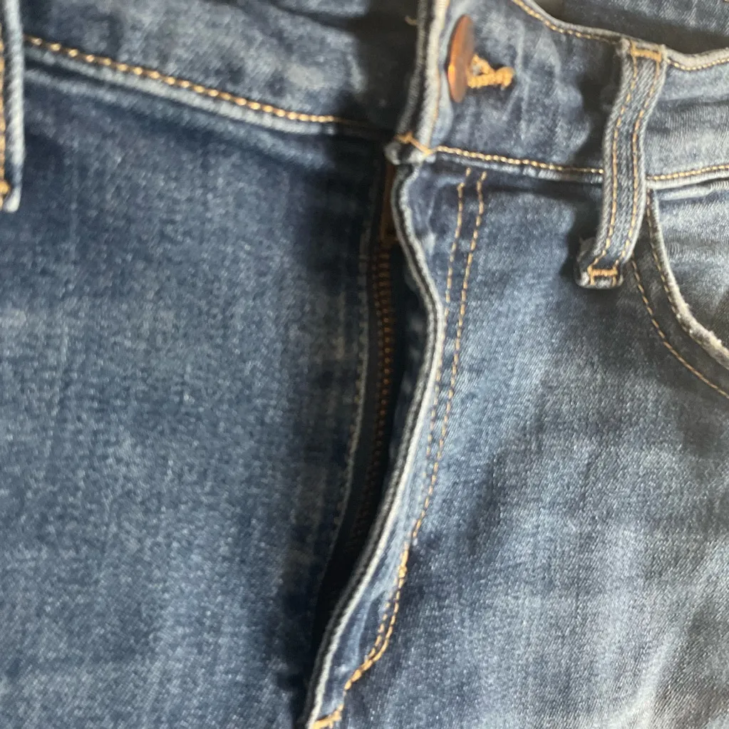 Vtg Joe's Jeans Lizzie Women's Size 31 Blue Denim Straight Leg Jeans - Image 4