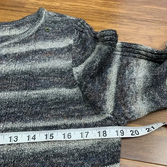 Christopher & Banks Striped Knit Sweater Womens Size Medium Crew‎ Neck Pullover - Image 7