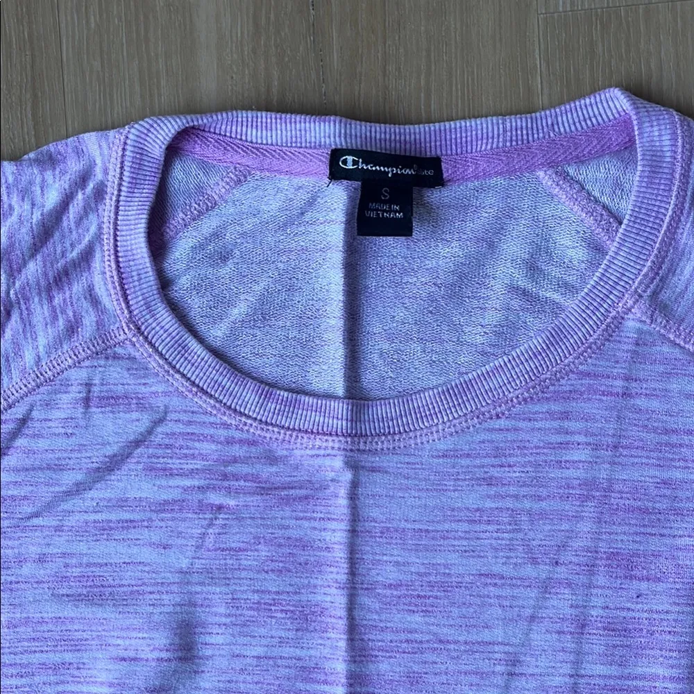 Champion Pink Fitted Long Sleeve T-Shirt - Image 2