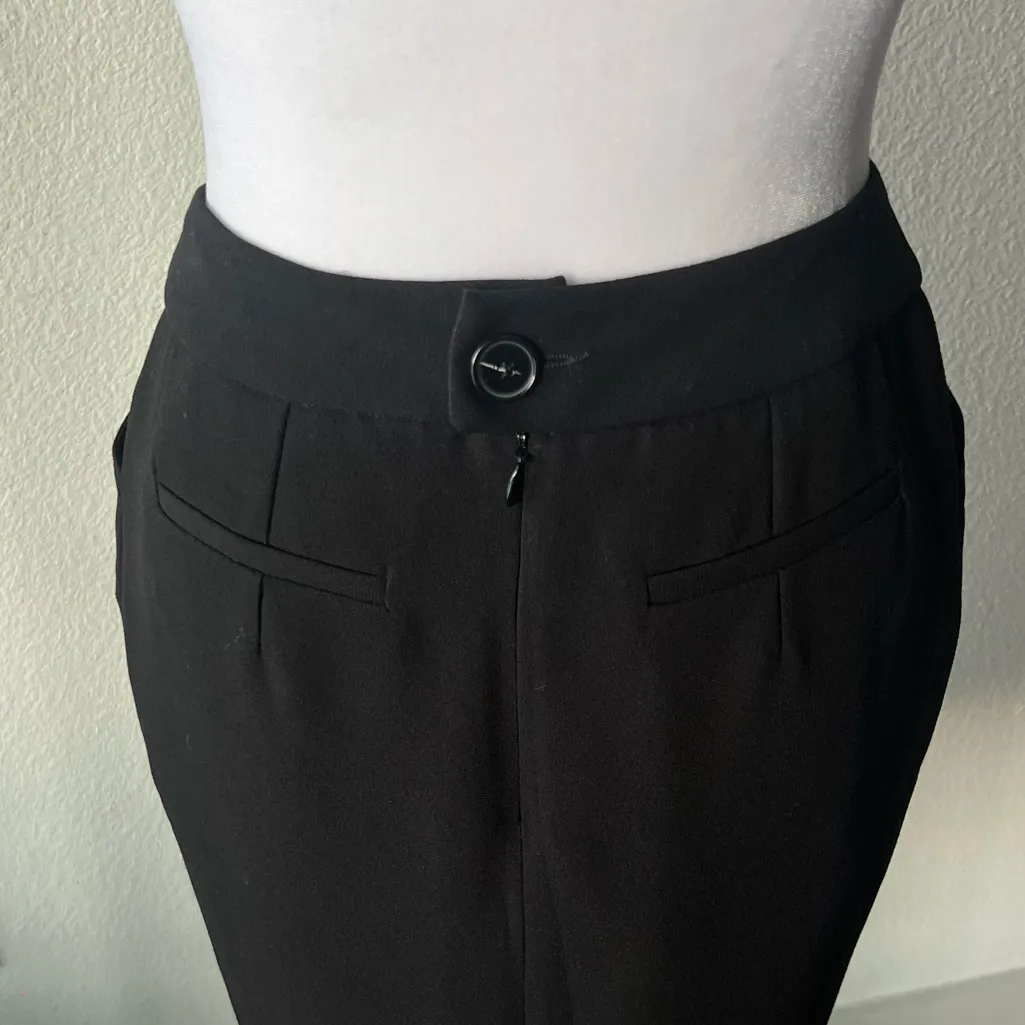 Maje small Black pleated pencil Skirt - Image 6