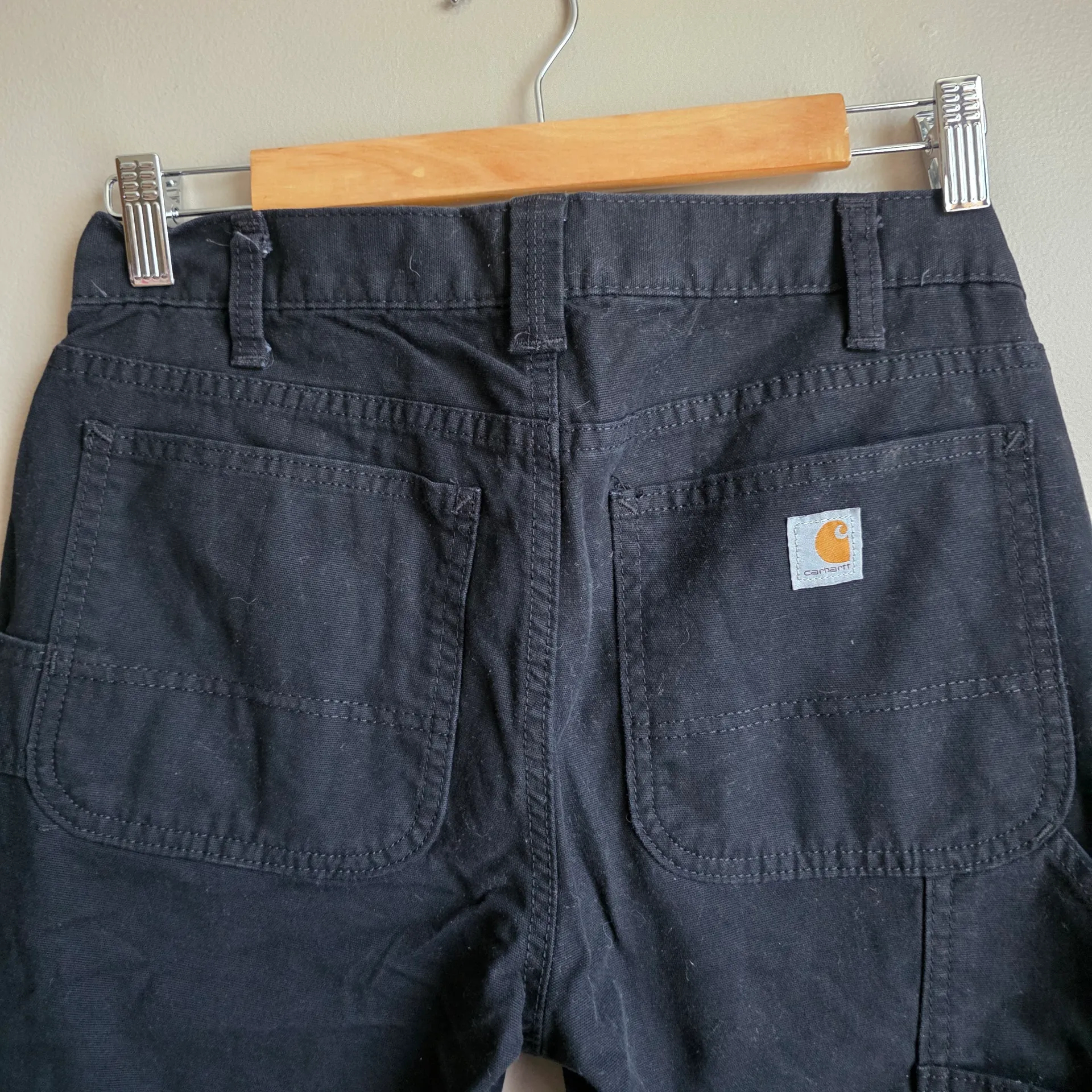 Carhartt Women's Slim Fit Black Crawford Skinny Leg Work Pants Jeans Size 8 - Image 6