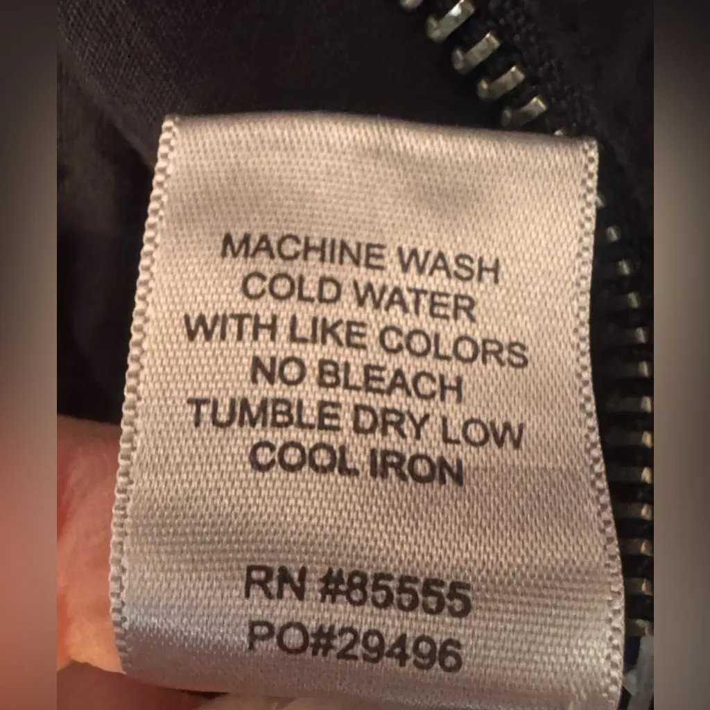 Pistola Alison Zipper Jumpsuit in Fade to Black- Size Large - Image 7