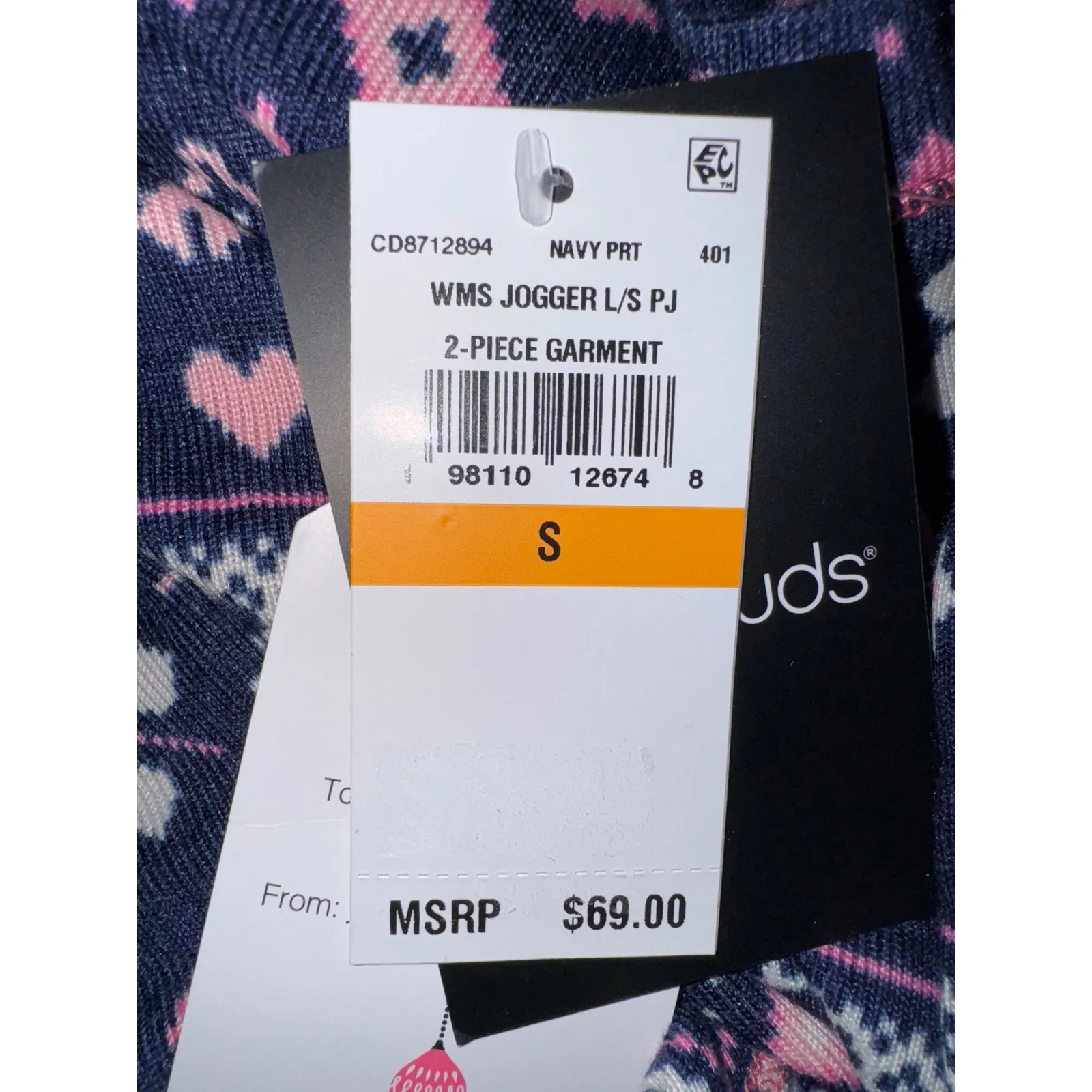 Brand New Cuddlduds Women's Size Small Jogger Long Sleeve Pajama Set 2 Piece Blue Size L - Image 4