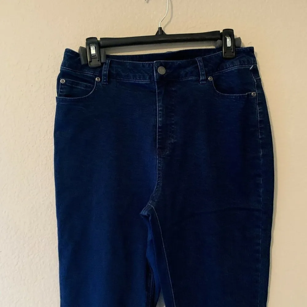 Appleseed's Blue Straight Stretch Jeans - Image 2