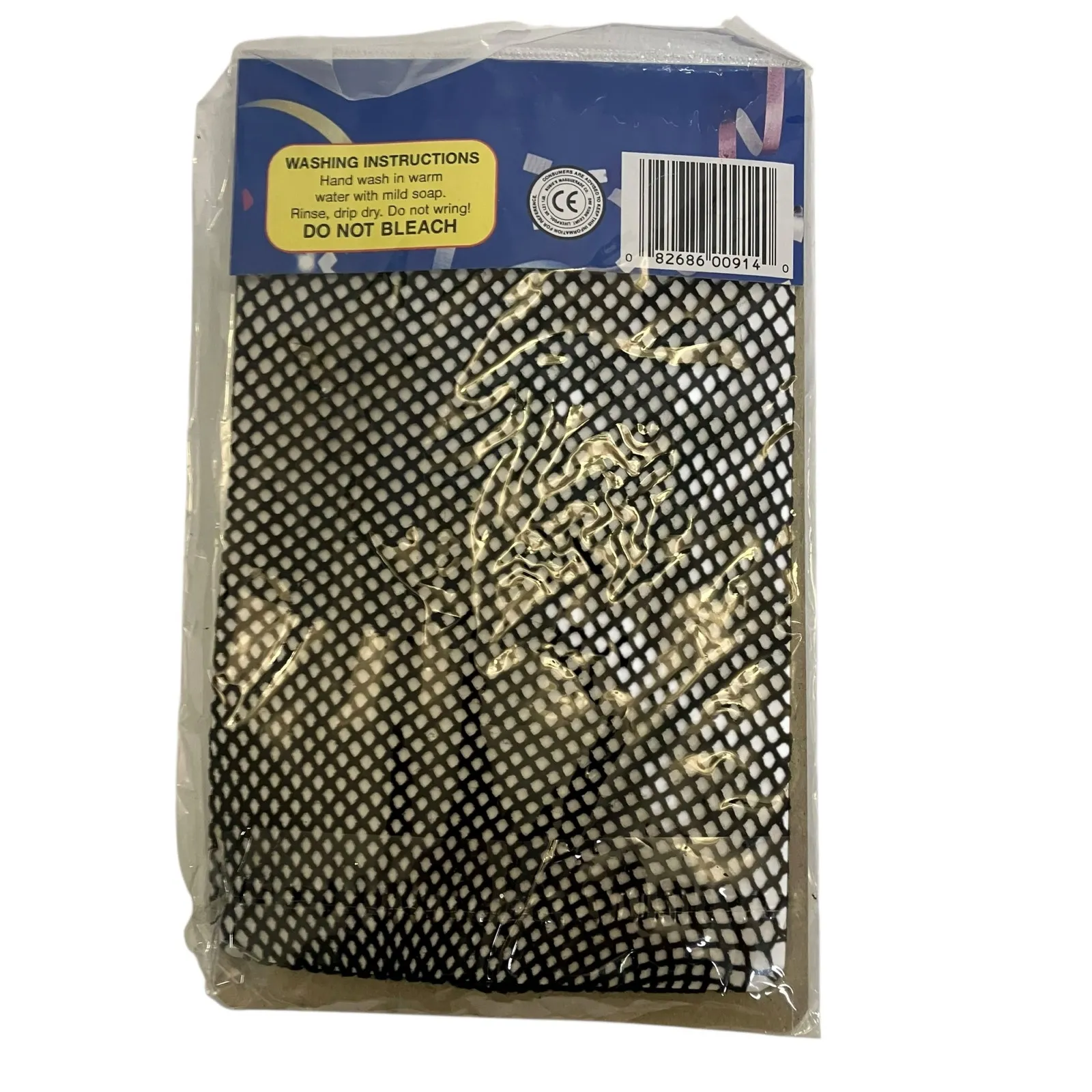 Vintage 90's Girls Black Fishnet Halloween Tights Size 4 - Image 2